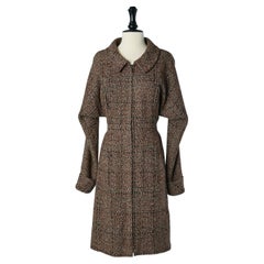 Tweed coat-dress with zip closure CHANEL