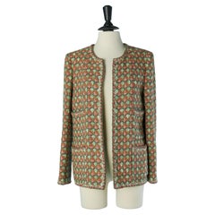Giacca in tweed da un bordo all'altro Chanel FW 2002