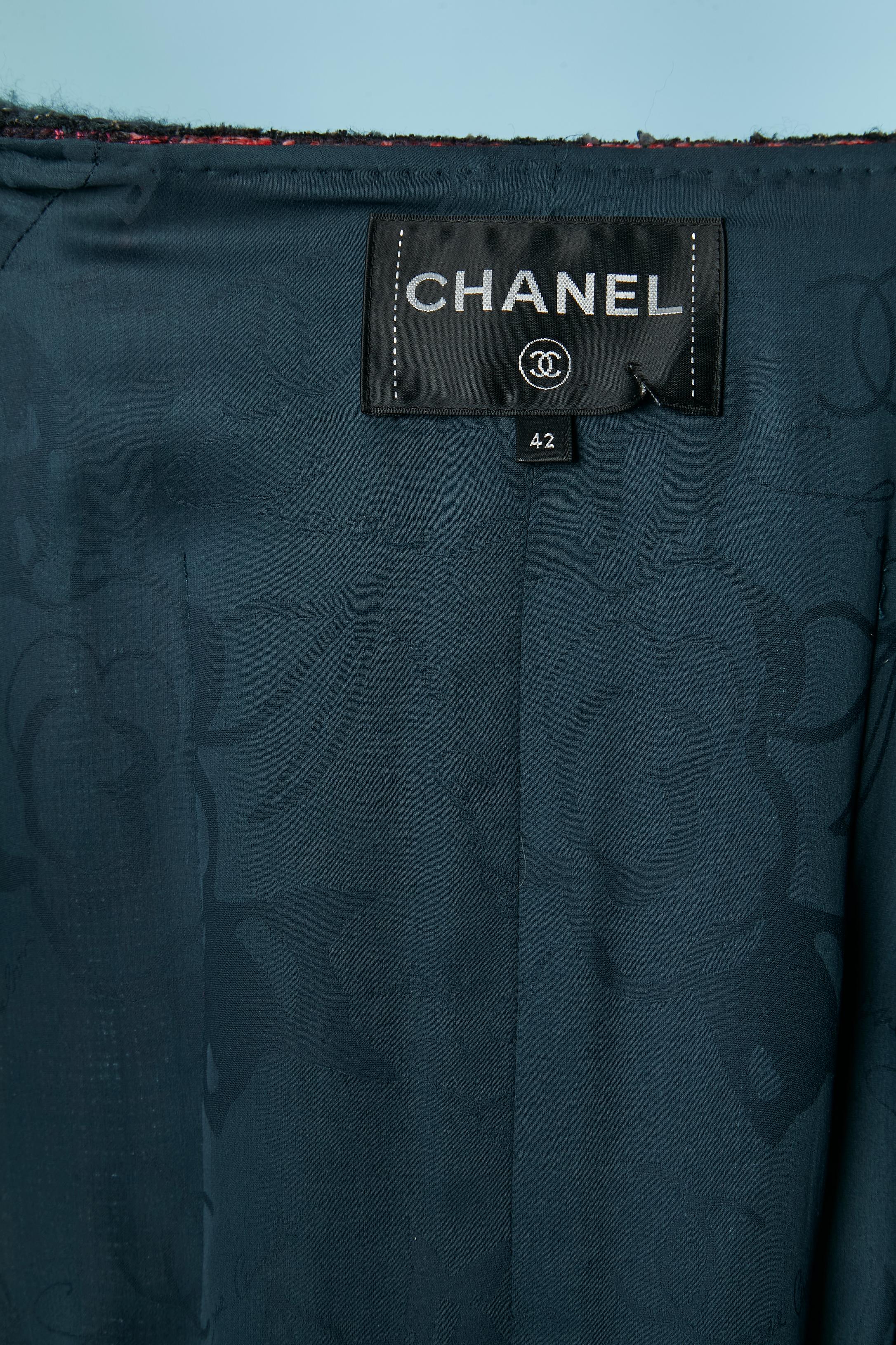 Giacca in tweed con cintura Chanel Les Métiers d'Art Paris Hamburg 2017 in vendita 6