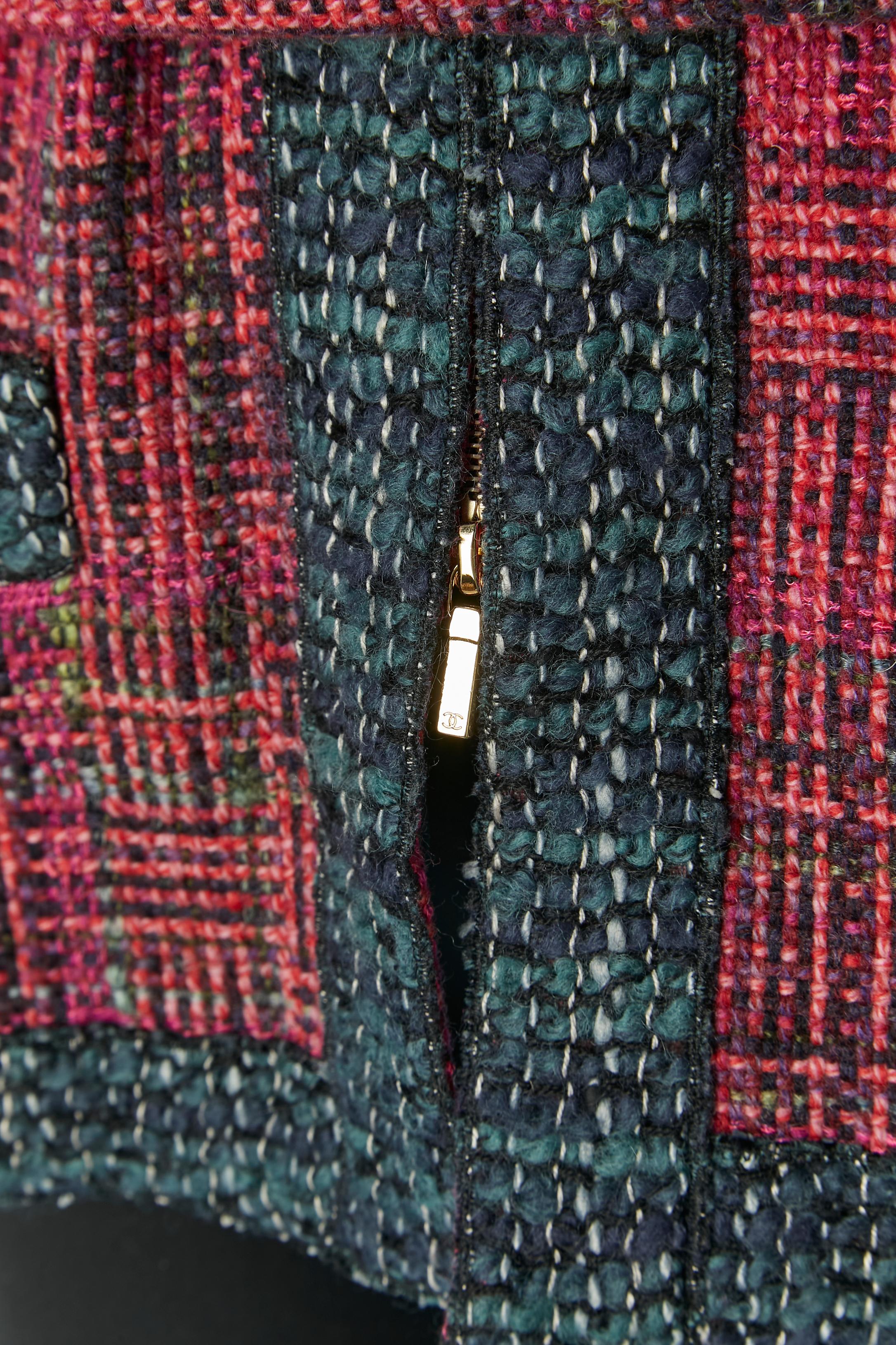 Giacca in tweed con cintura Chanel Les Métiers d'Art Paris Hamburg 2017 In condizioni ottime in vendita a Saint-Ouen-Sur-Seine, FR