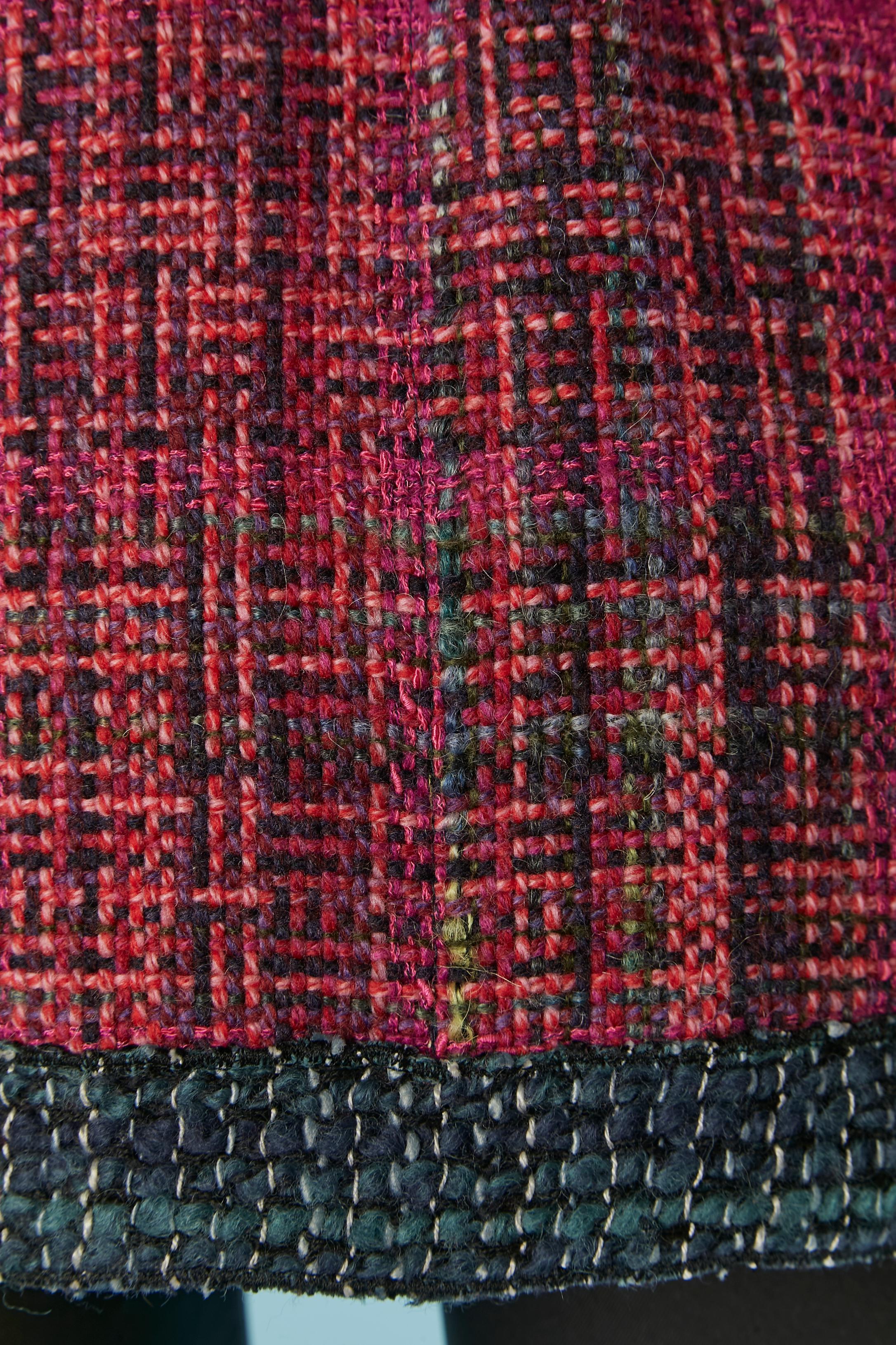 Giacca in tweed con cintura Chanel Les Métiers d'Art Paris Hamburg 2017 in vendita 3