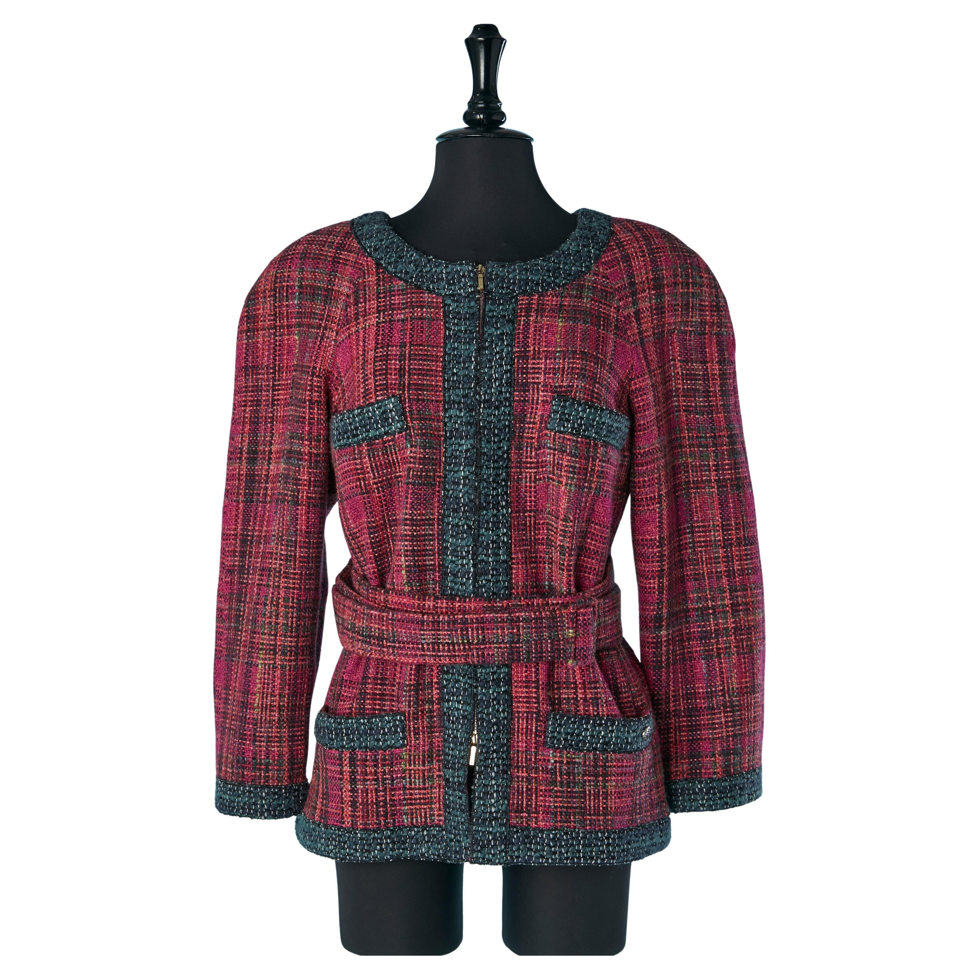 Veste en tweed avec ceinture CHANEL Les Métiers d
Art Paris Hamburg 2017