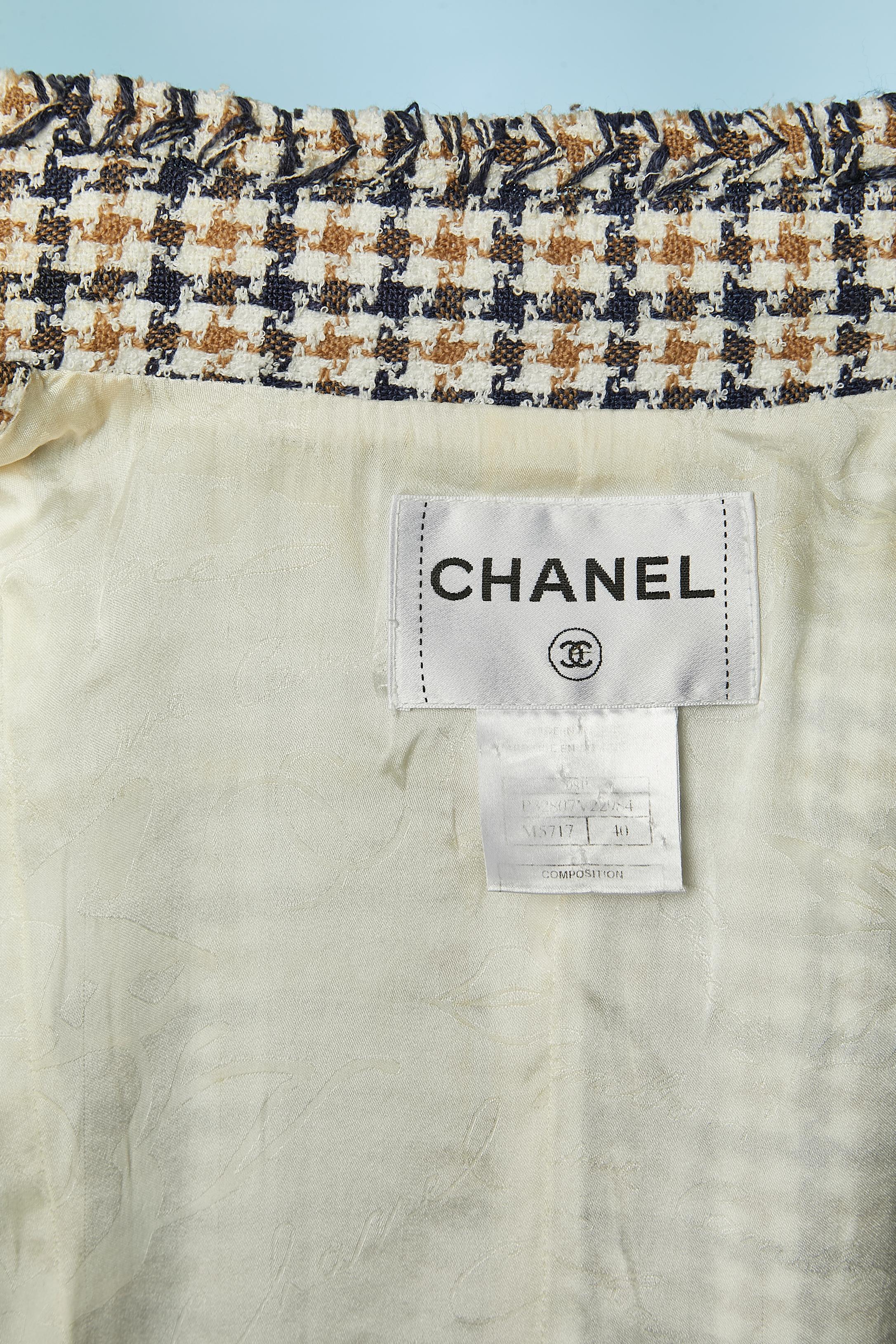 Einreihige Tweedjacke CHANEL im Angebot 6