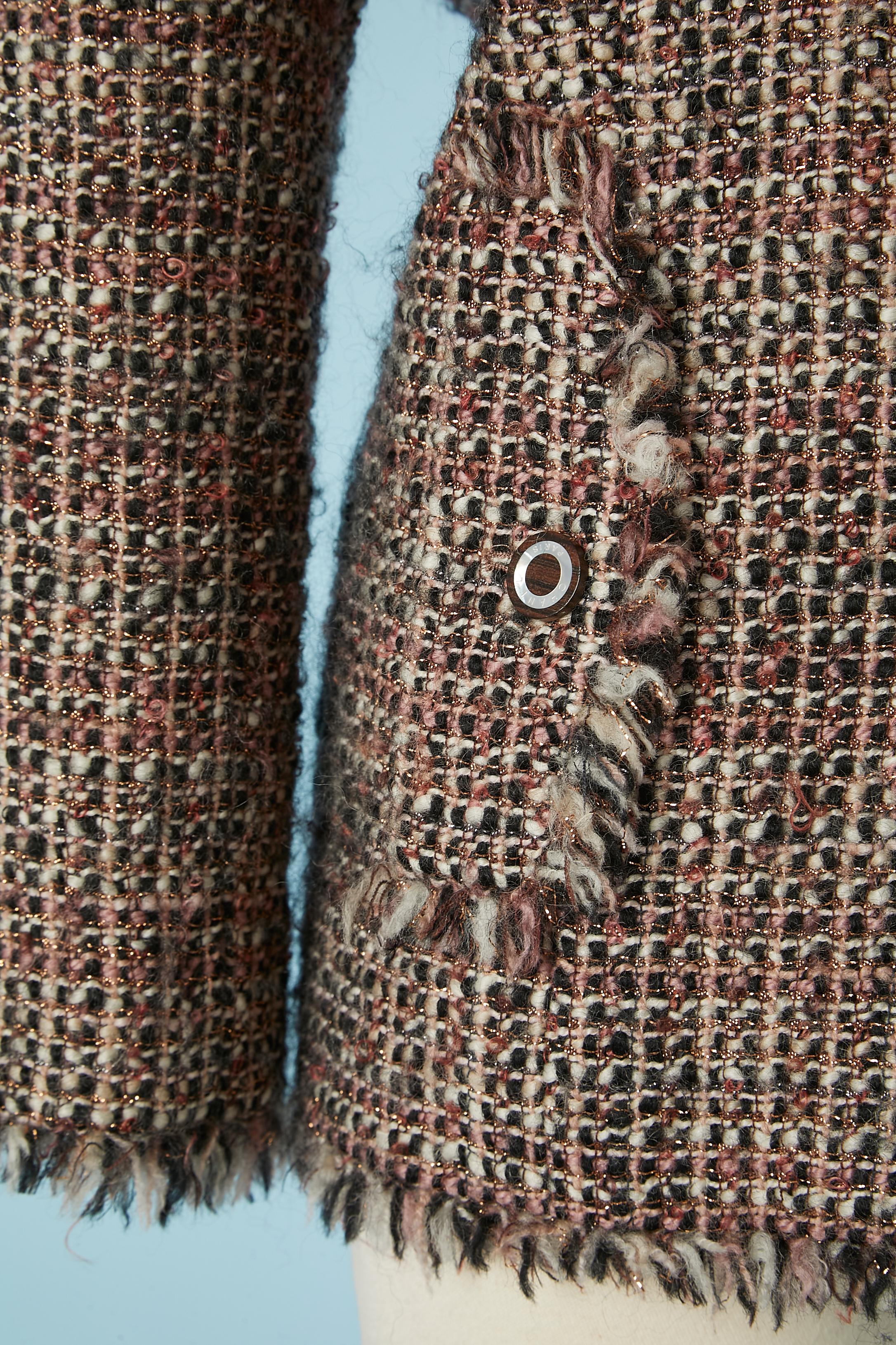 Brown Tweed single-breasted jacket Chanel 