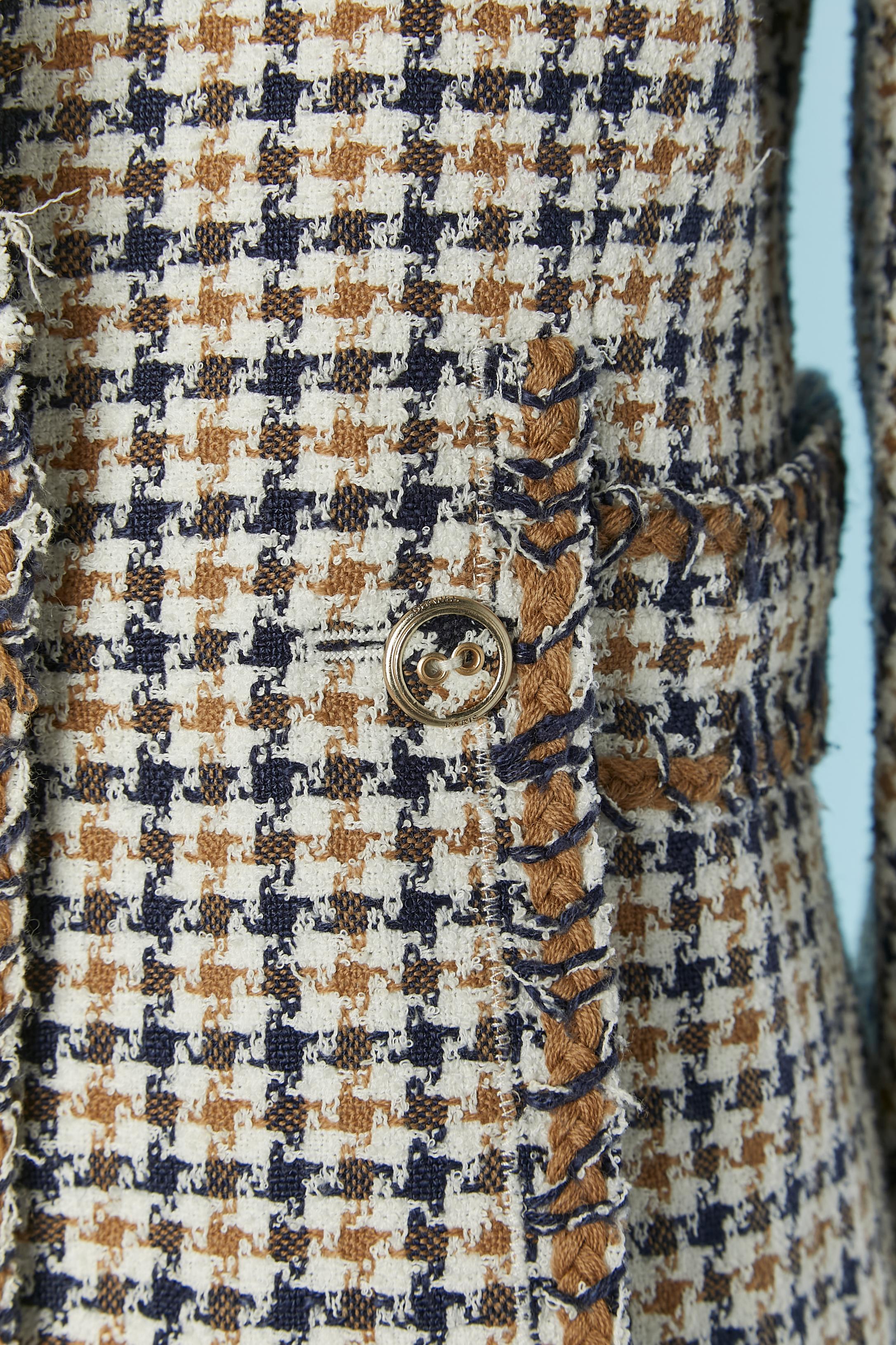 Einreihige Tweedjacke CHANEL im Zustand „Hervorragend“ im Angebot in Saint-Ouen-Sur-Seine, FR
