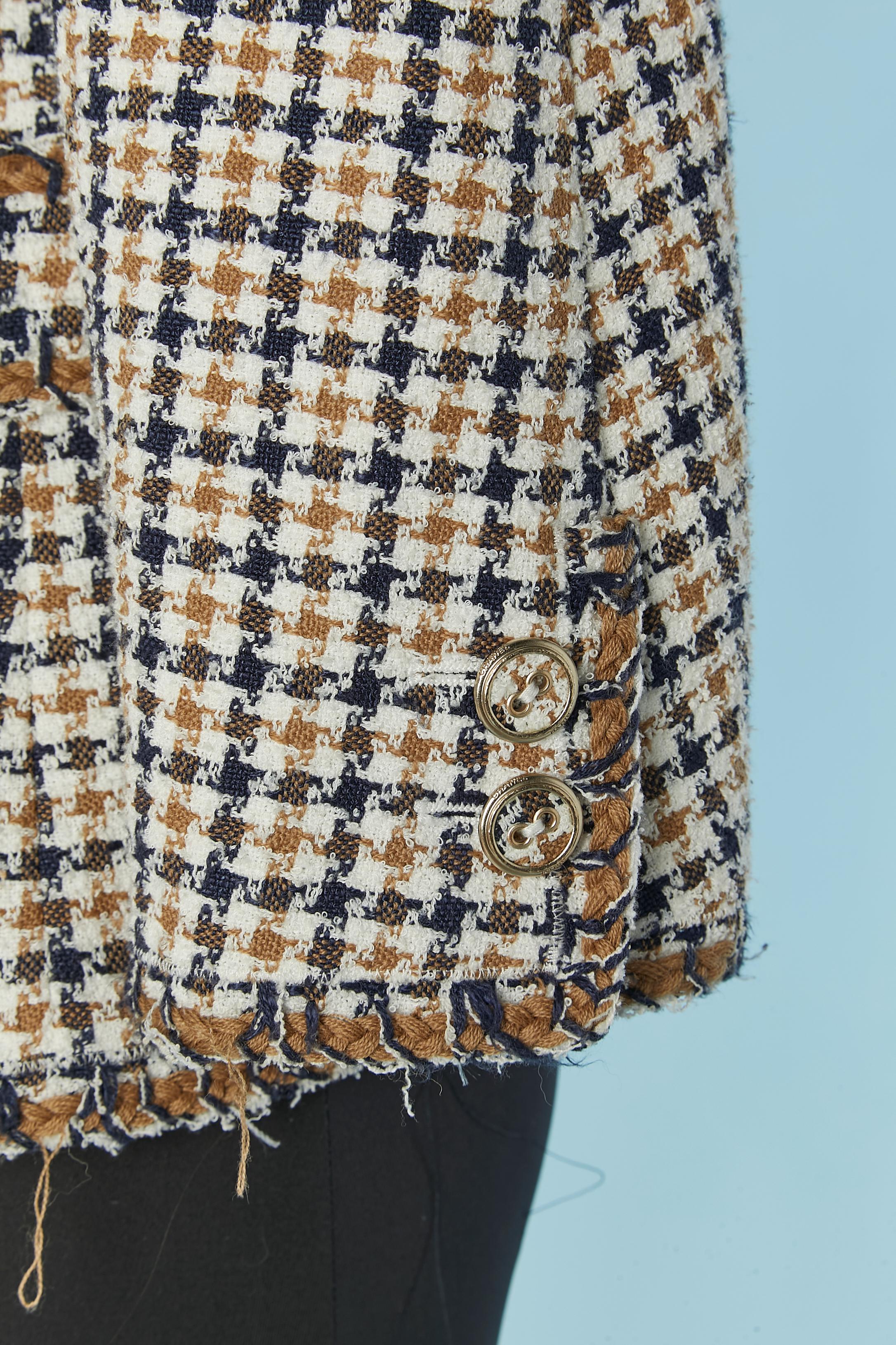 Einreihige Tweedjacke CHANEL im Angebot 1