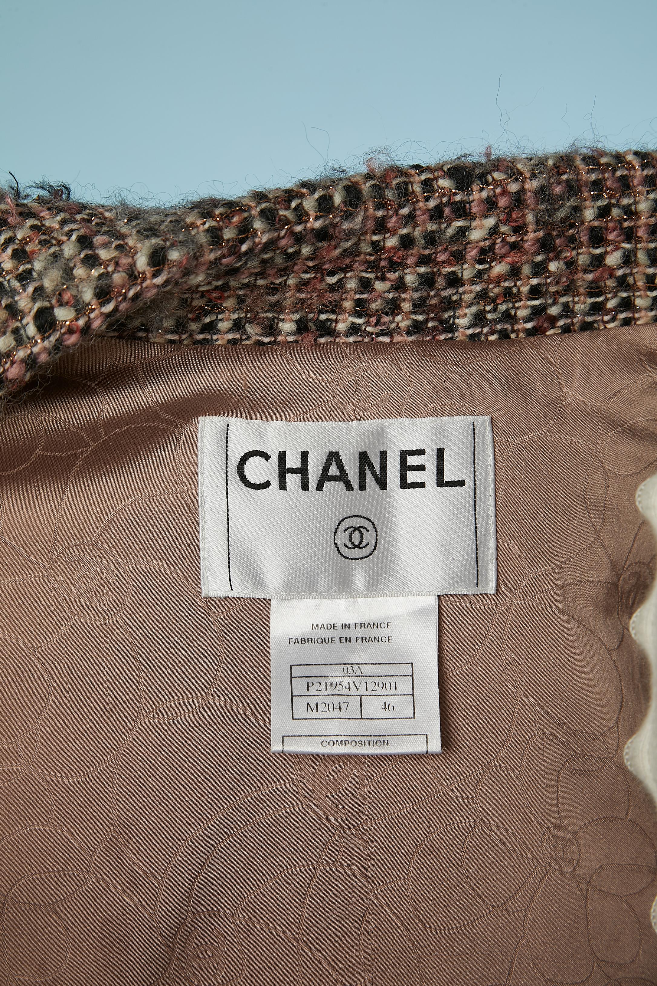 Tweed single-breasted jacket Chanel  3