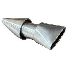 Tweedelig Delig Object Aluminum Sculpture by Françoise Van De Bosch, ca. 1975
