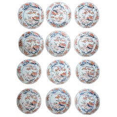 Twelve 18th Century Japanese Imari Plates