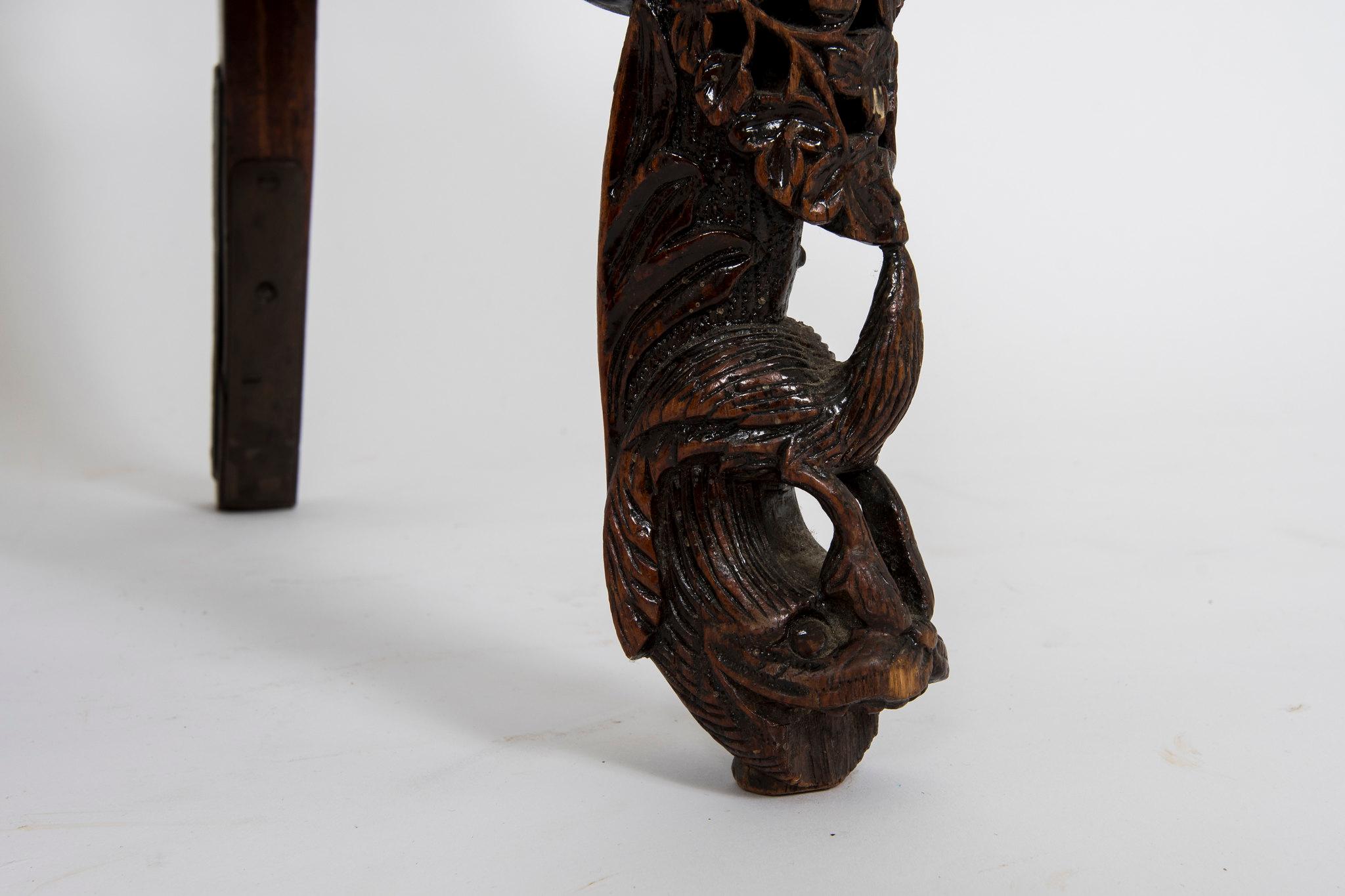 Twelve 19th Century Anglo-Indian Carved Dining Chairs 9