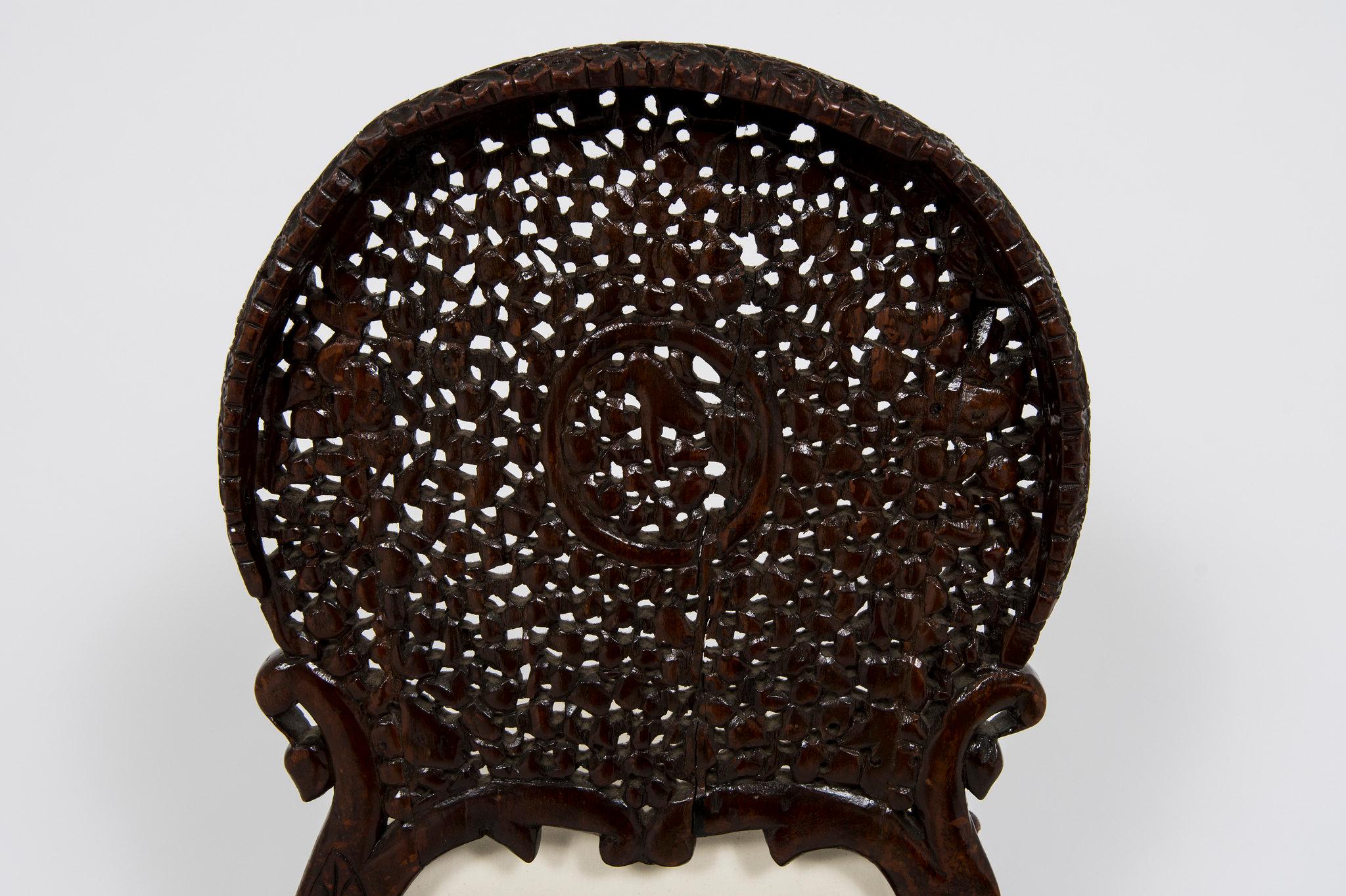 Late 19th Century Twelve 19th Century Anglo-Indian Carved Dining Chairs
