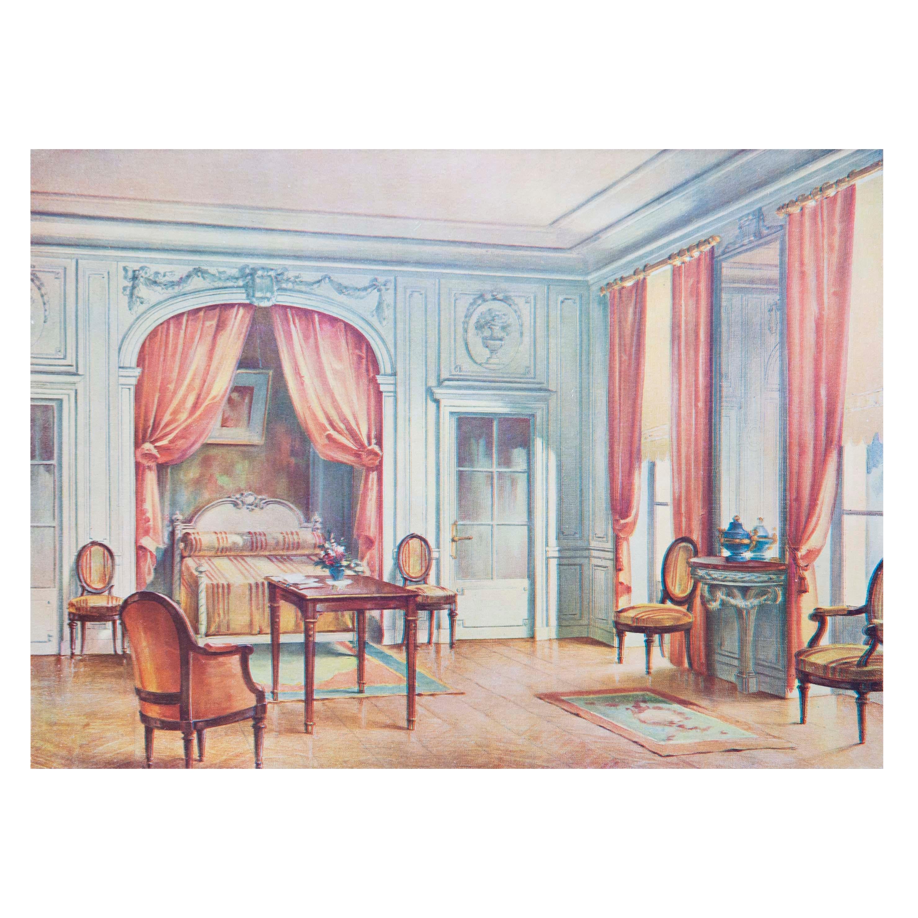 Twelve Antique French Interior Decor Prints 2