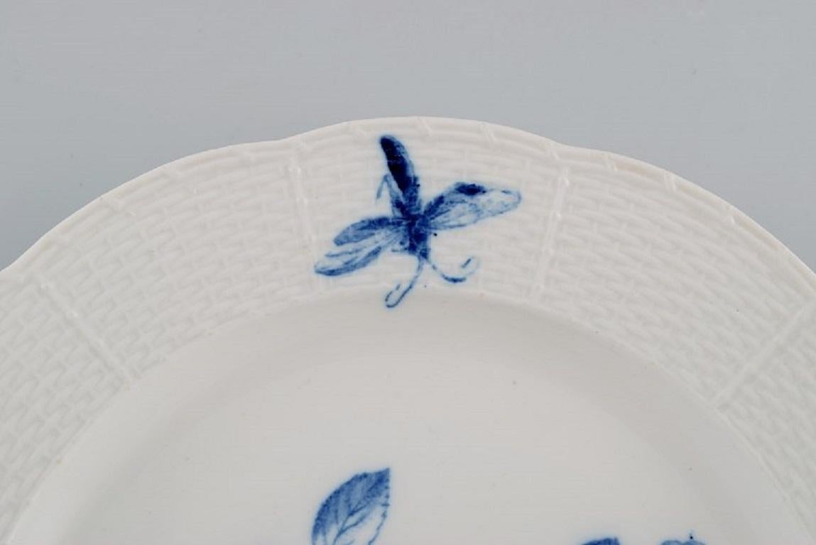 Twelve Antique Meissen Dinner Plates in Hand-Painted Porcelain 1
