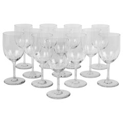 Zwölf Baccarat ''Perfection'' Rot-Weingläser