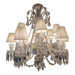 Twelve Branch Bacarat Crystal Chandelier