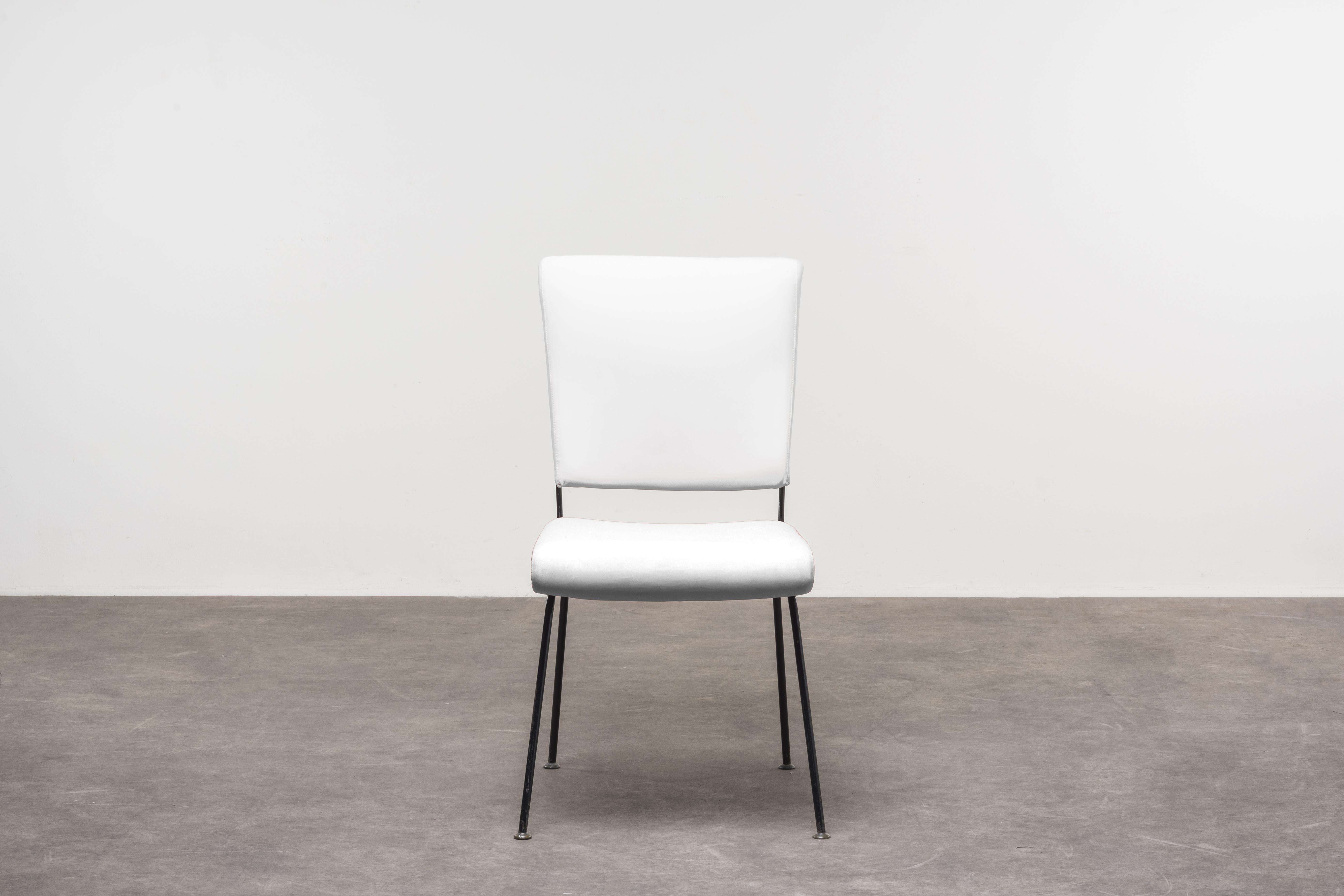Mid-Century Modern Six Chairs Mod. Du 24 by Gastone Rinaldi