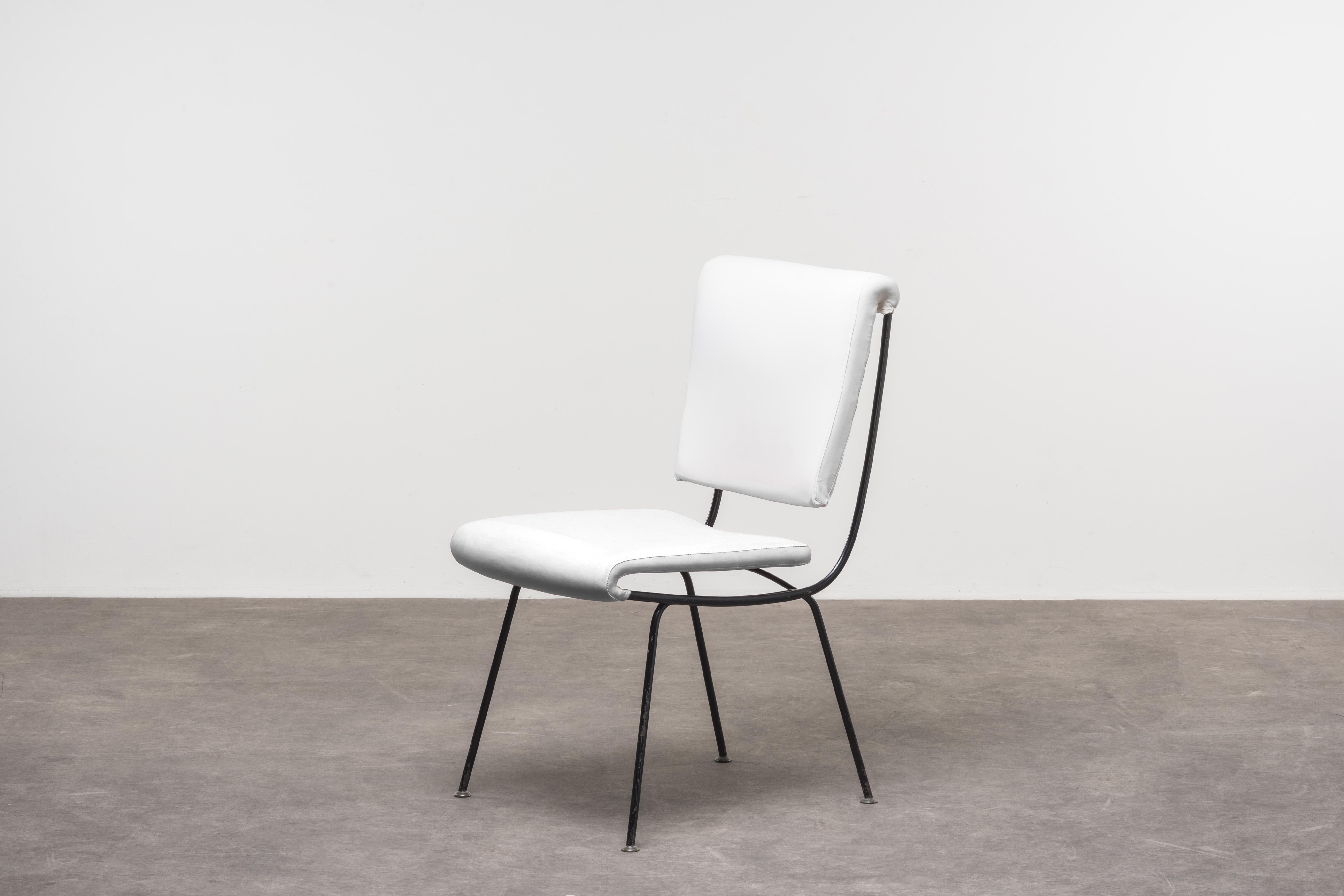 Italian Six Chairs Mod. Du 24 by Gastone Rinaldi