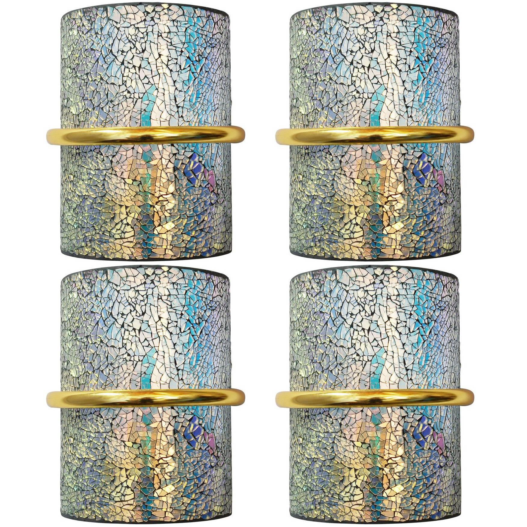 Hand-Crafted Twelve Crackled Sconces FINAL CLEARANCE SALE