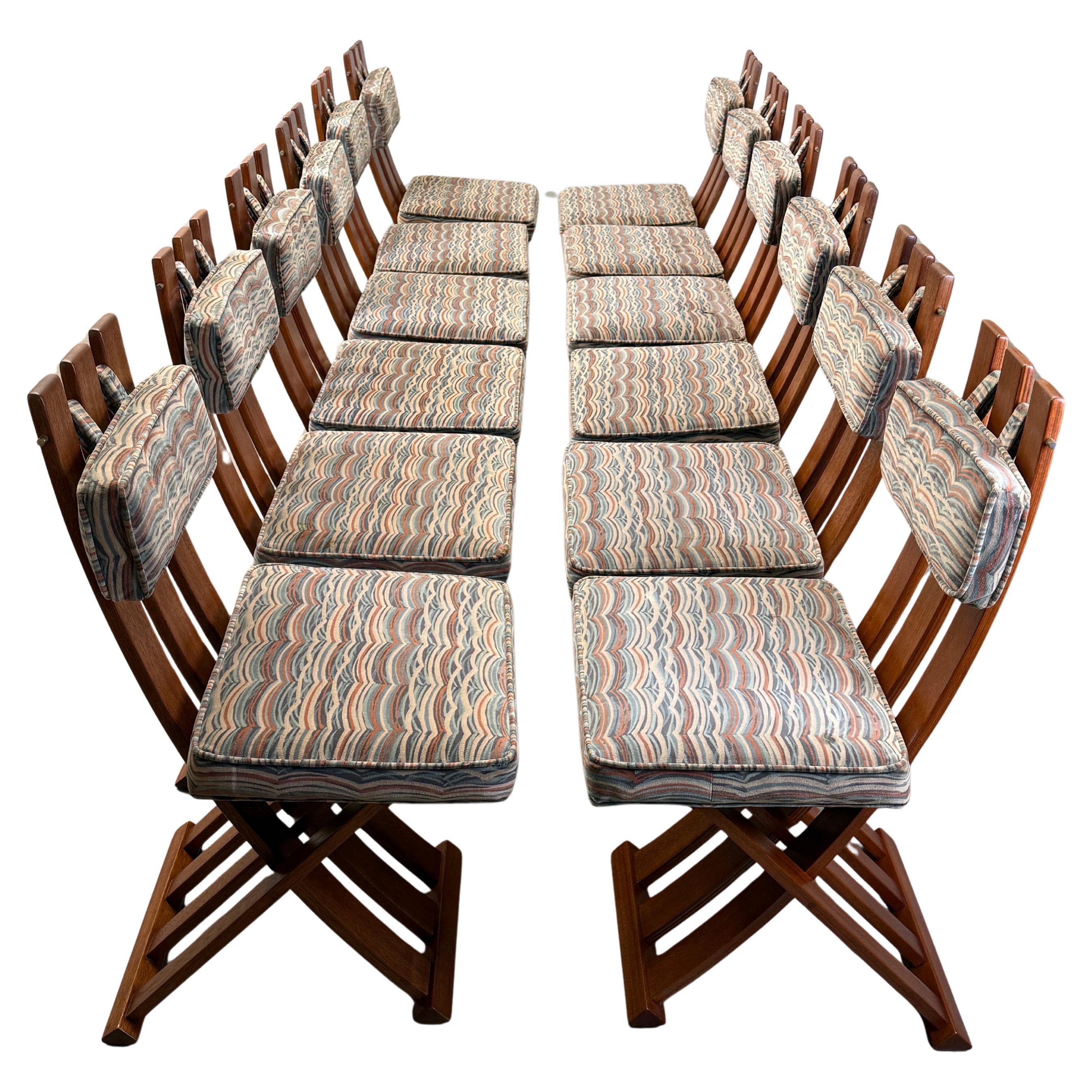 Twelve Dining Chairs by Harvey Probber For Sale