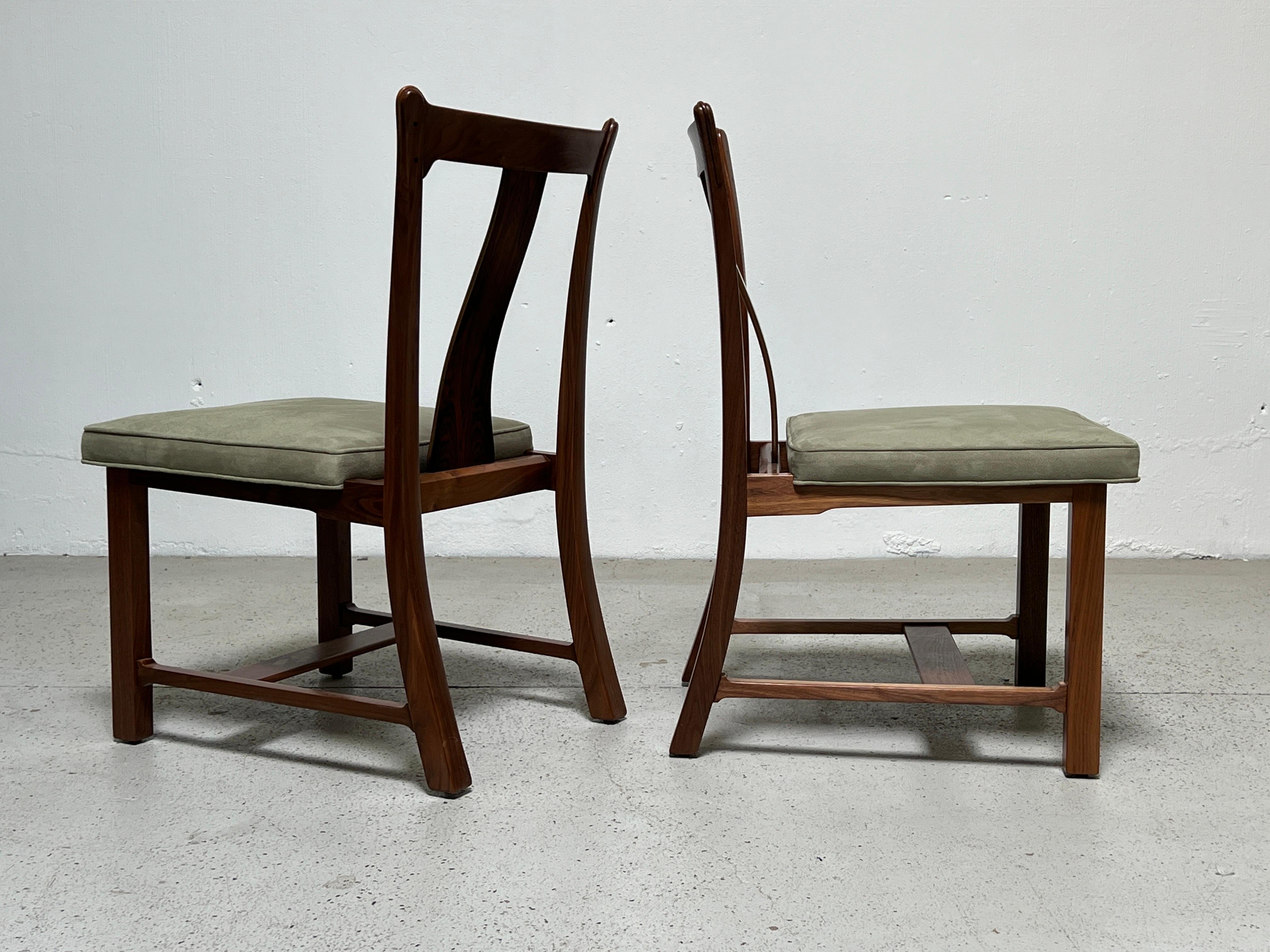 Twelve Dunbar Greene & Greene Dining Chairs by Edward Wormley For Sale 9