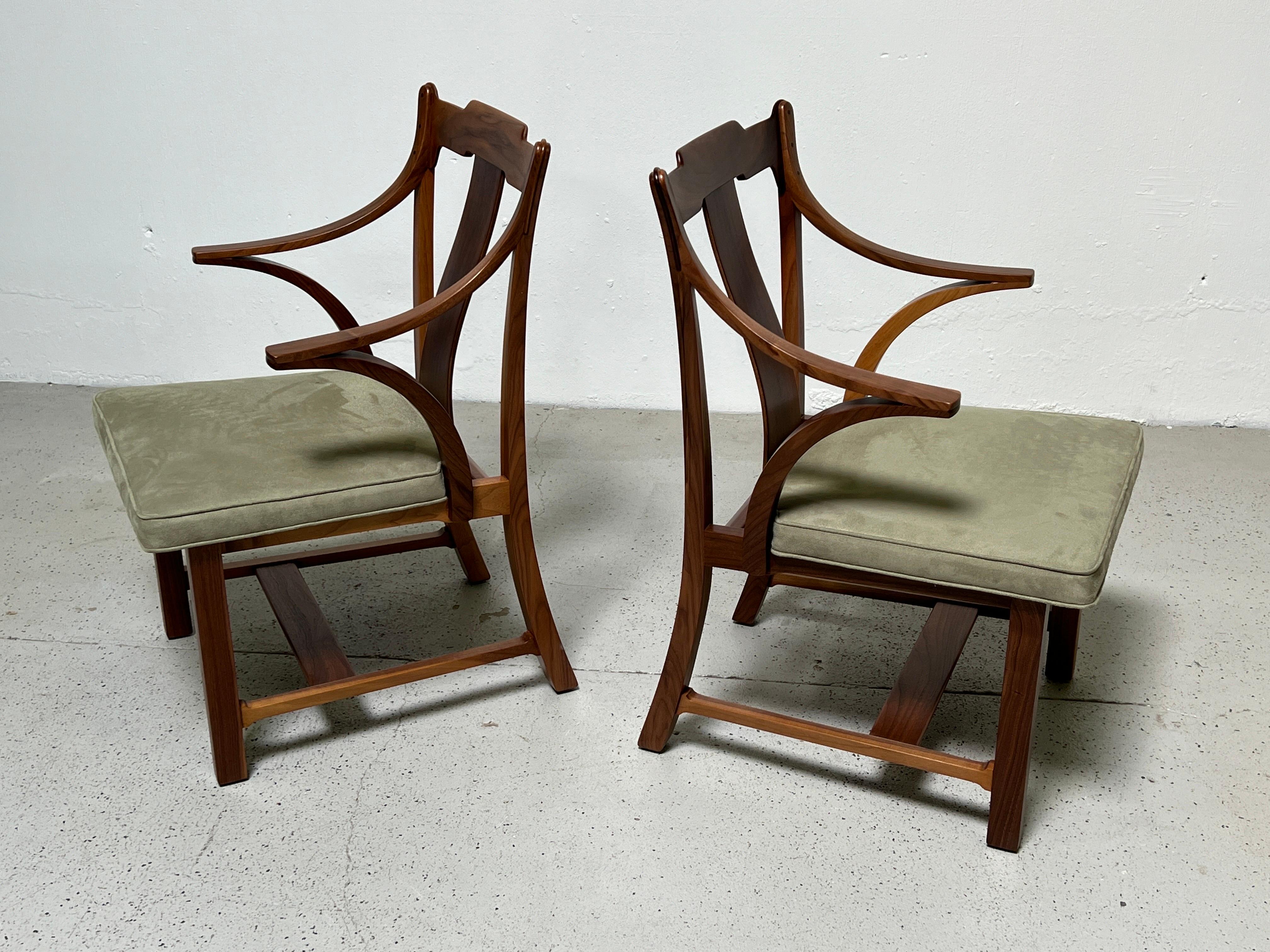 Twelve Dunbar Greene & Greene Dining Chairs by Edward Wormley For Sale 12