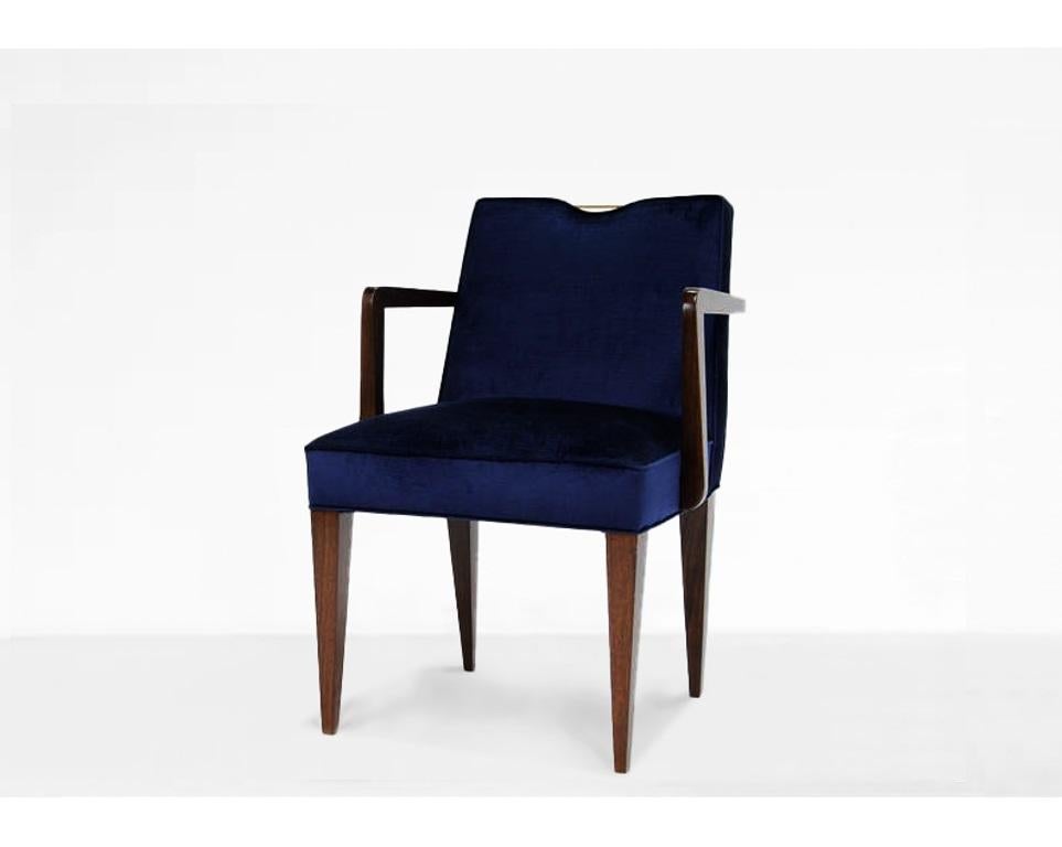 Twelve Edward Wormley Dining Chairs by Dunbar, Restored For Sale 3