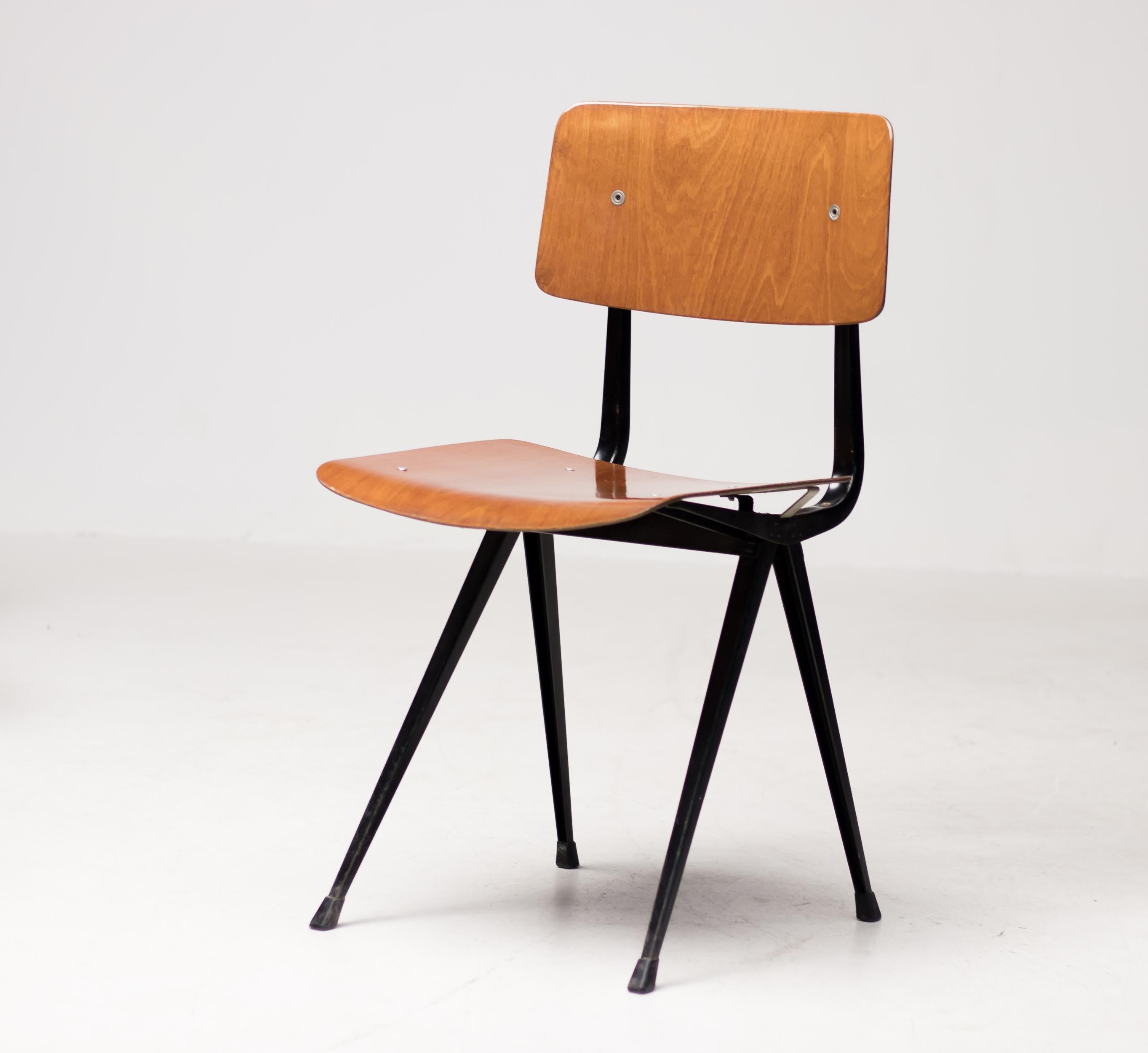 Twelve Friso Kramer Result Chairs, 1952 (Industriell)