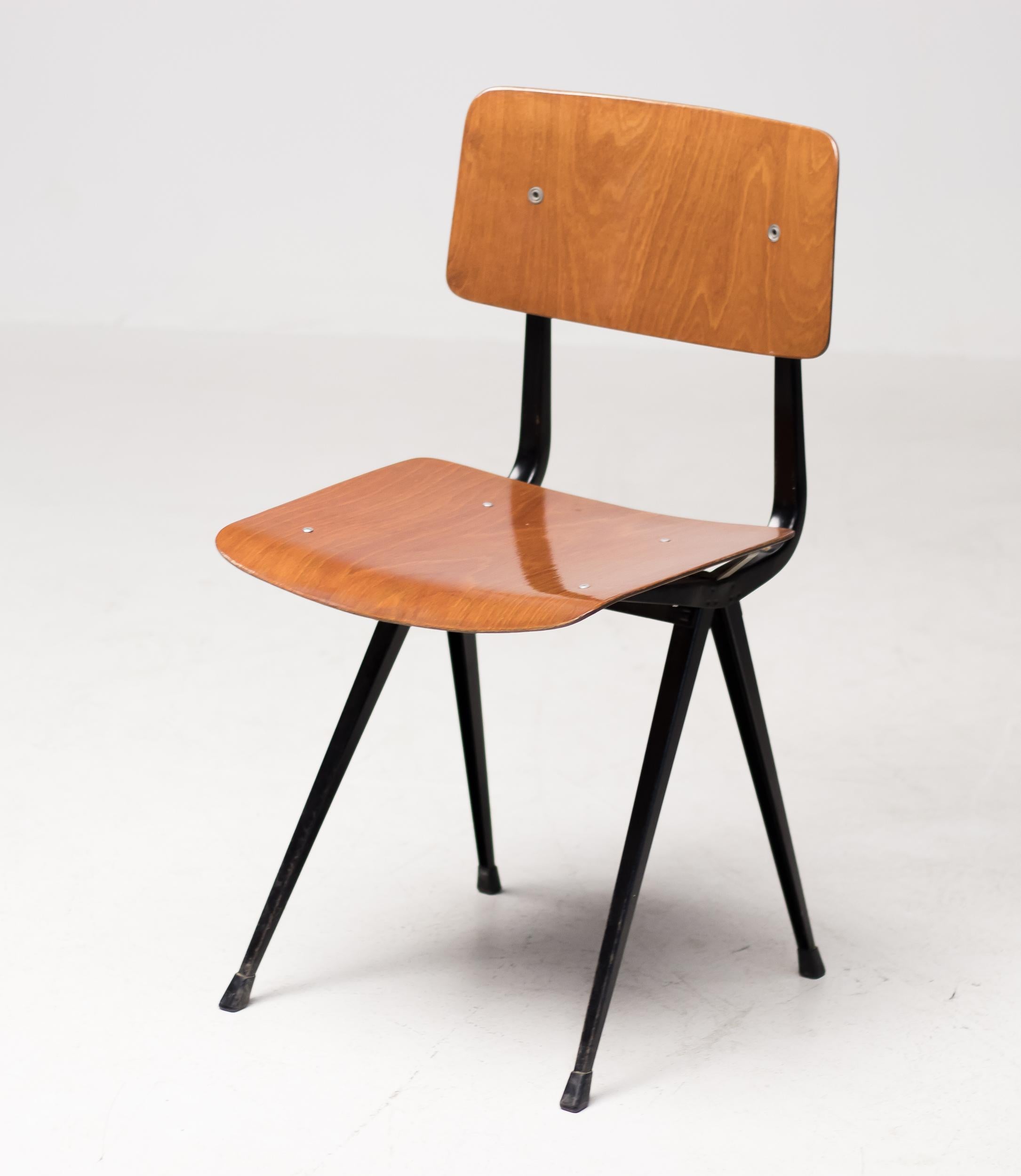 Dutch Twelve Friso Kramer Result Chairs, 1952