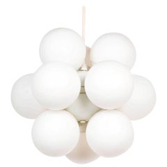 Twelve Globed Sputnik Pendant Light by Kaiser Leucthen