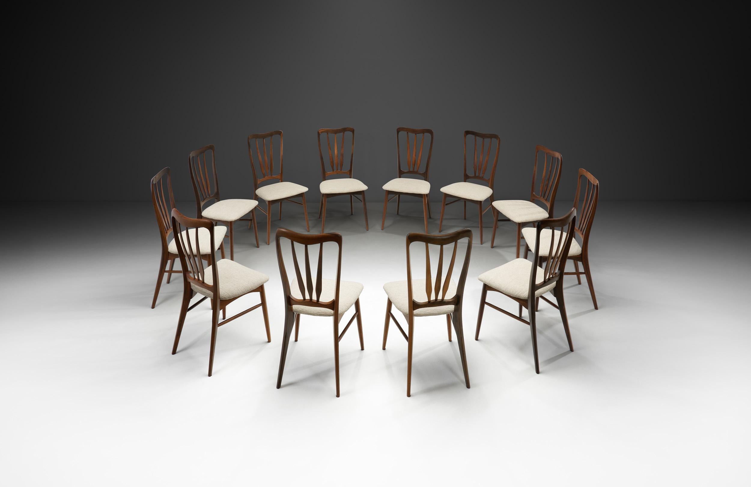 The 1960s is known as a golden age in Scandinavian design, with the emergence of a distinct style of minimalist furniture that developed from the frequent collaboration of skilled architects and cabinetmakers. Abandoning ornament in favor of form,
