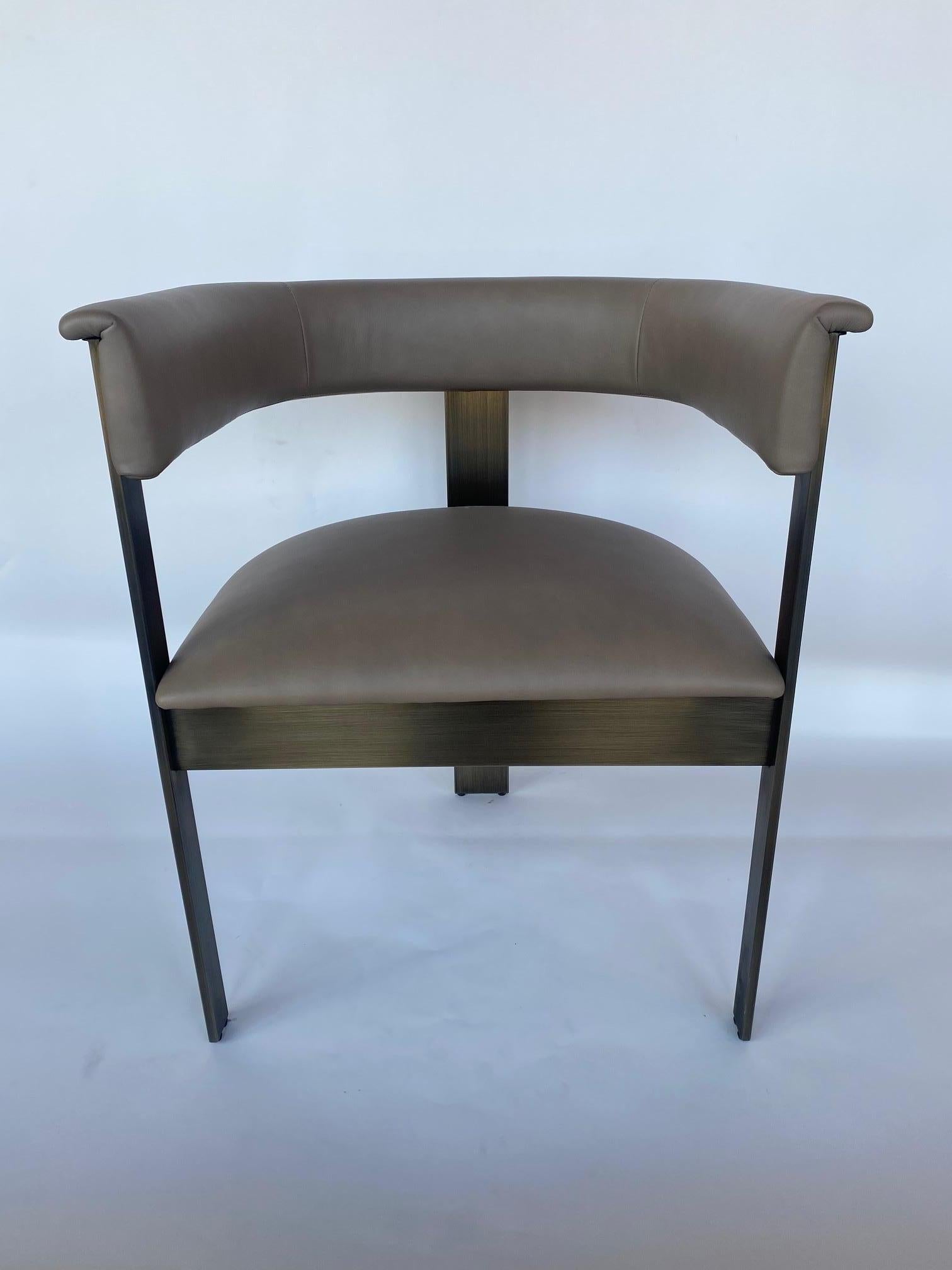 Twelve Interlude Home Darcy Dining Chairs In Good Condition In Los Angeles, CA