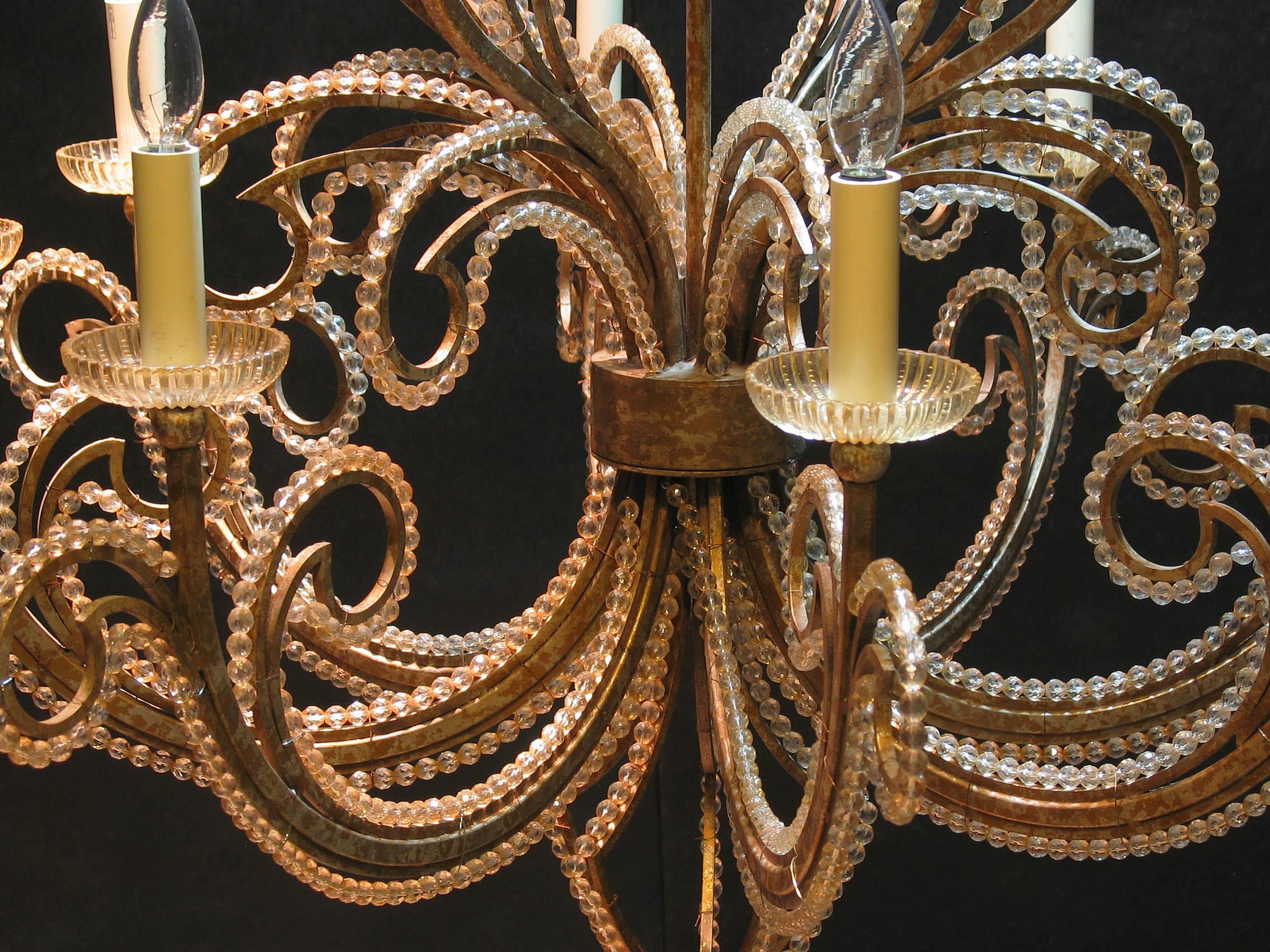 American Twelve Light 'A Midsummer Nights Dream', Chandelier For Sale