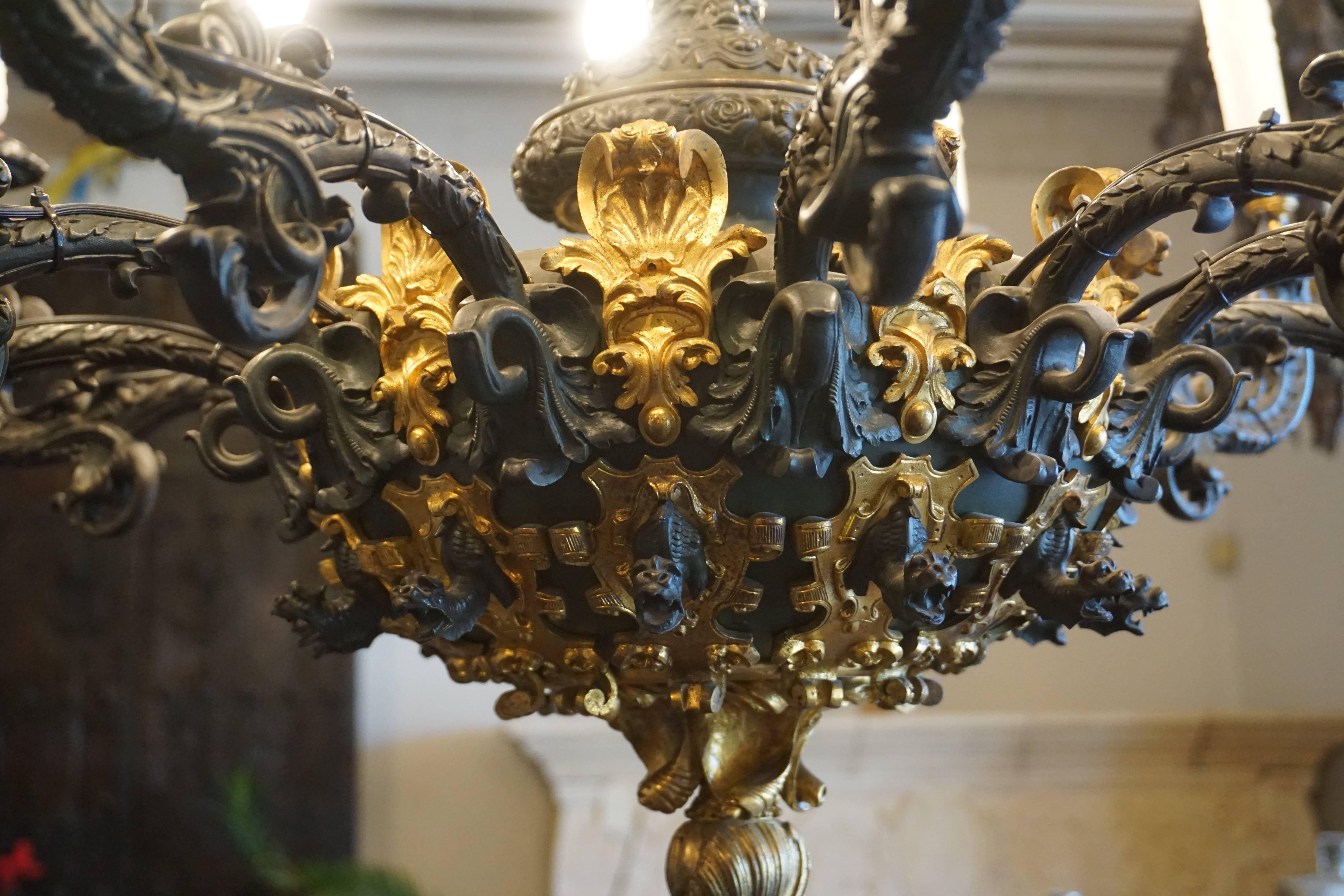 chandelier baroque