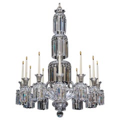 Twelve-Light William IV Crystal Chandelier Attributed to Perry & Co