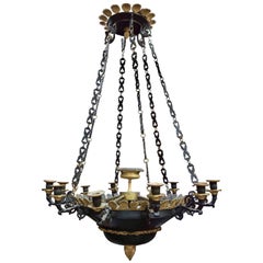 Twelve Lights Restauration Period Chandelier