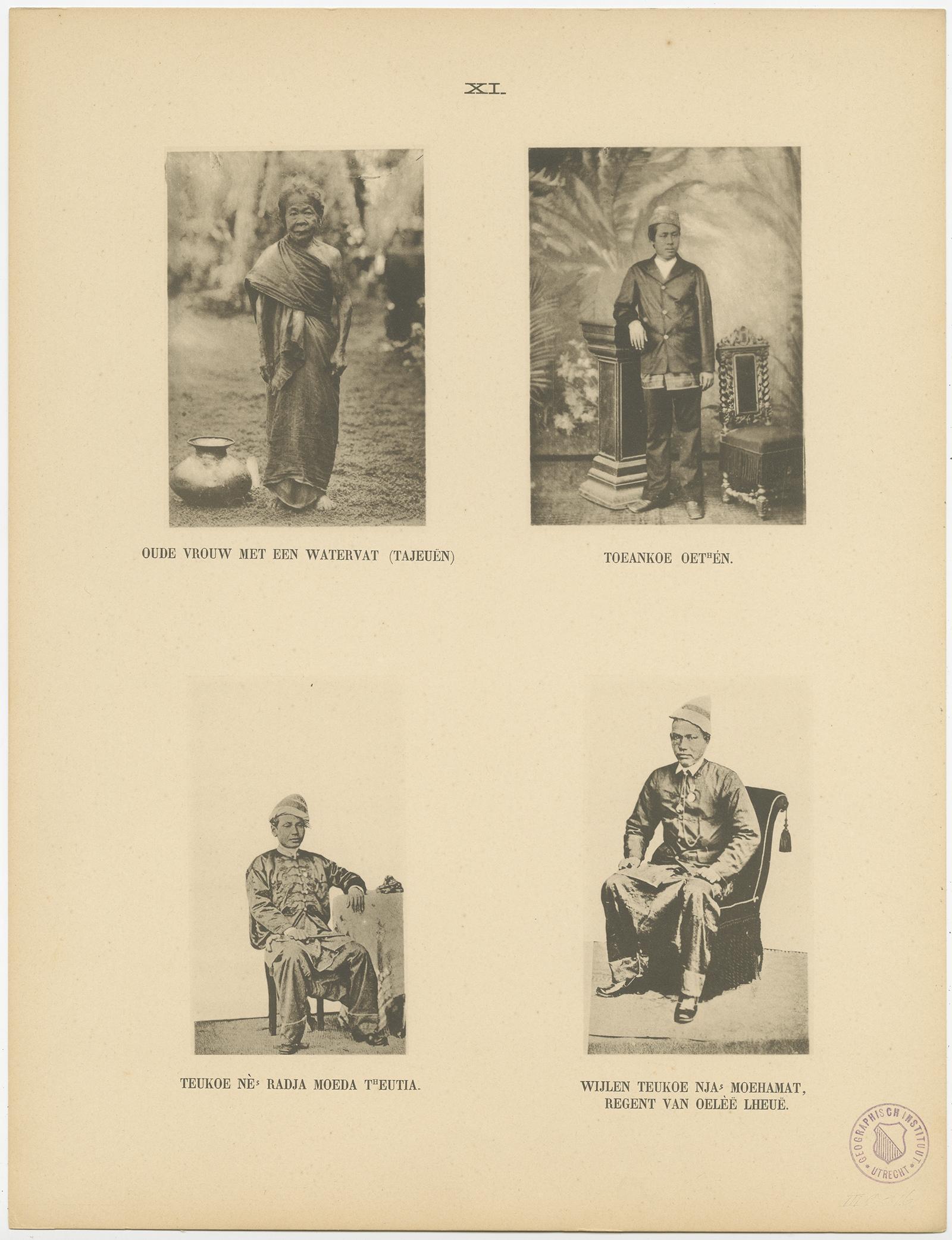 Twelve Prints of Aceh 'Atjeh' Published by E.J. Brill, '1895' For Sale 7