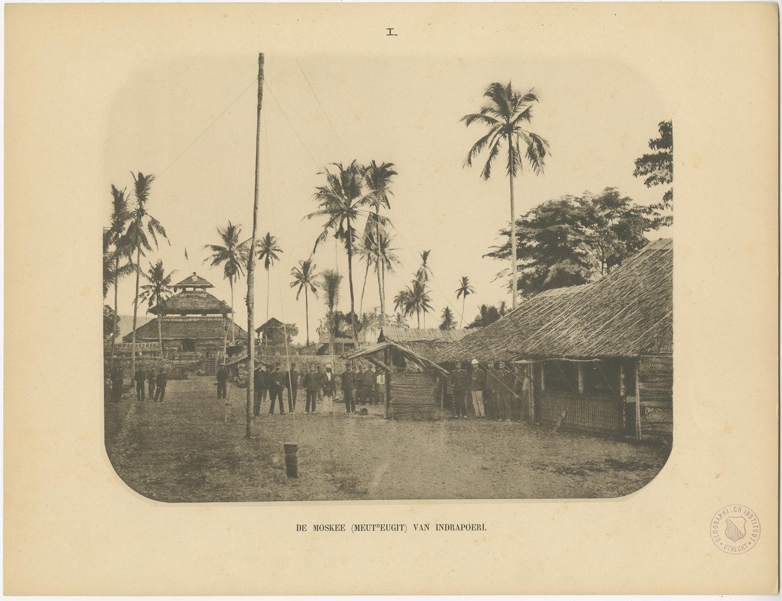 Twelve Prints of Aceh 'Atjeh' Published by E.J. Brill, '1895' In Good Condition For Sale In Langweer, NL