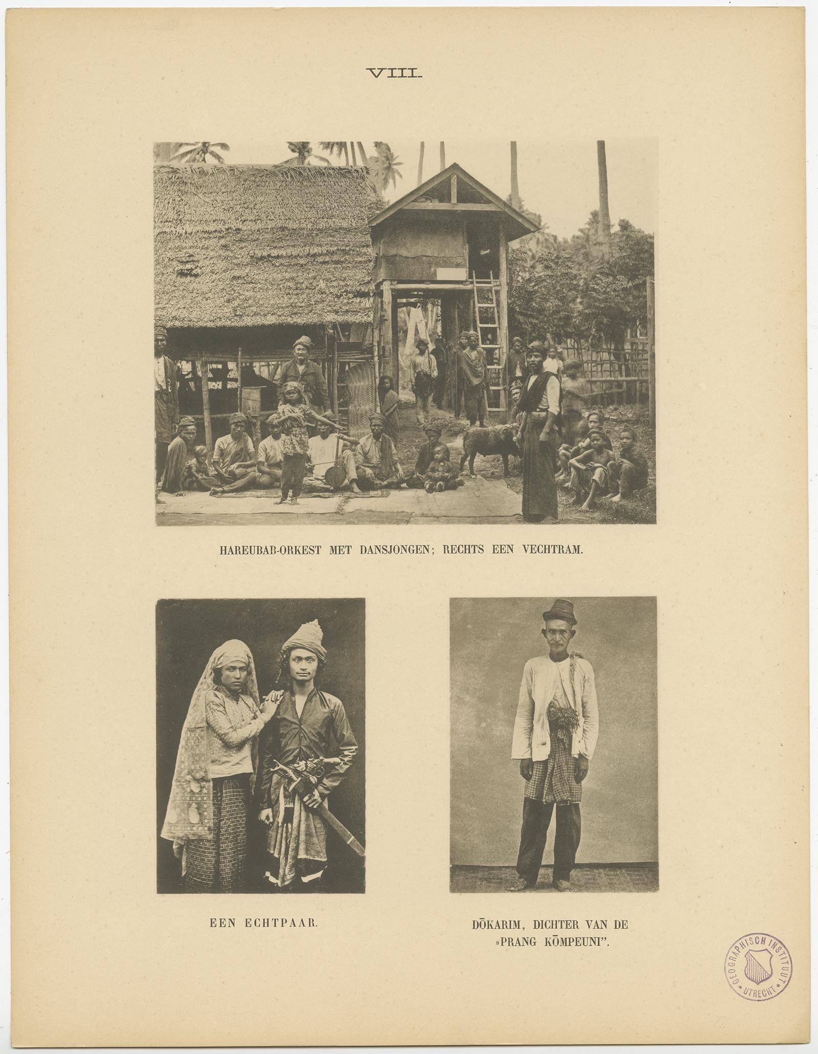 Twelve Prints of Aceh 'Atjeh' Published by E.J. Brill, '1895' For Sale 4