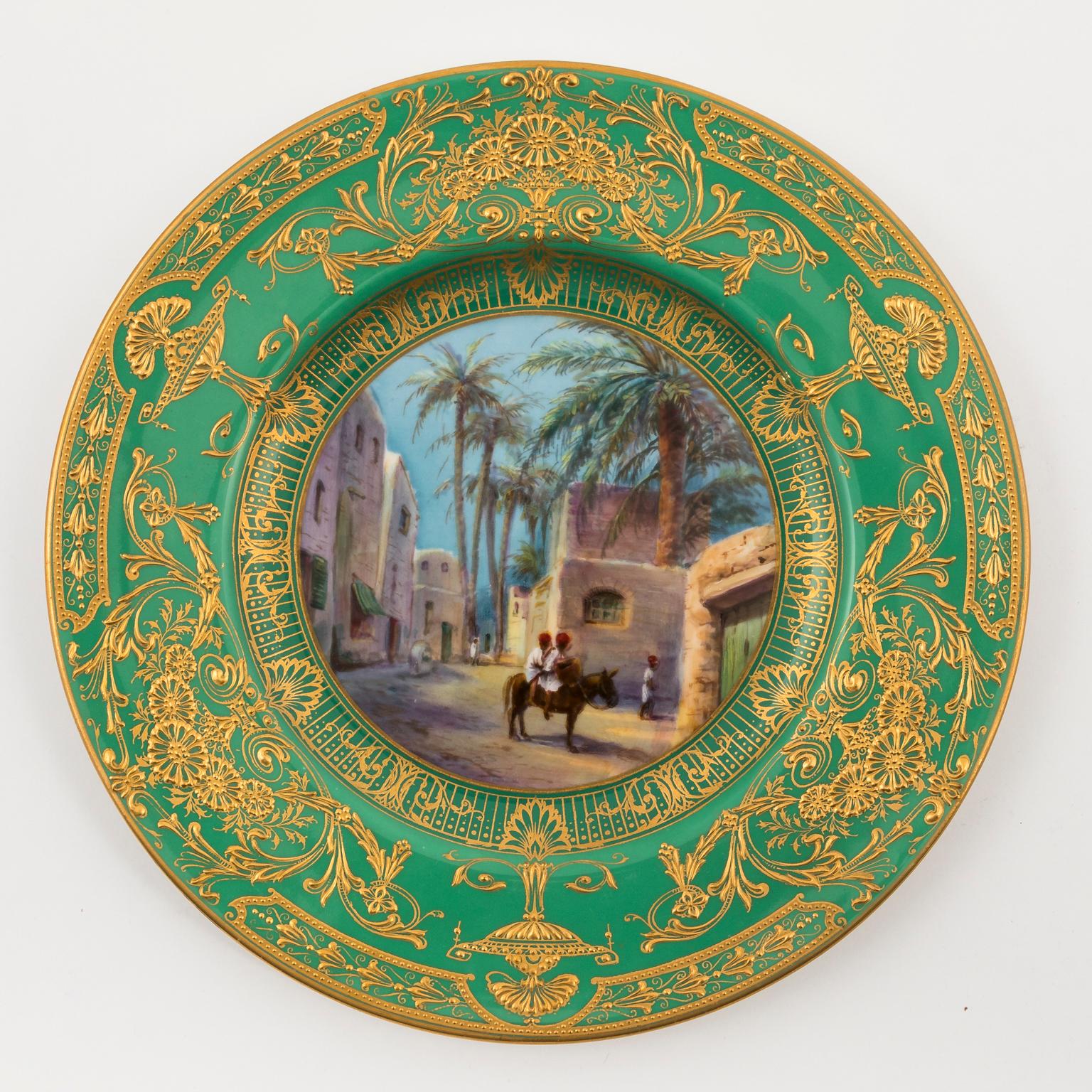 Mid-Century Modern Twelve Royal Worcester Service Plates For Sale