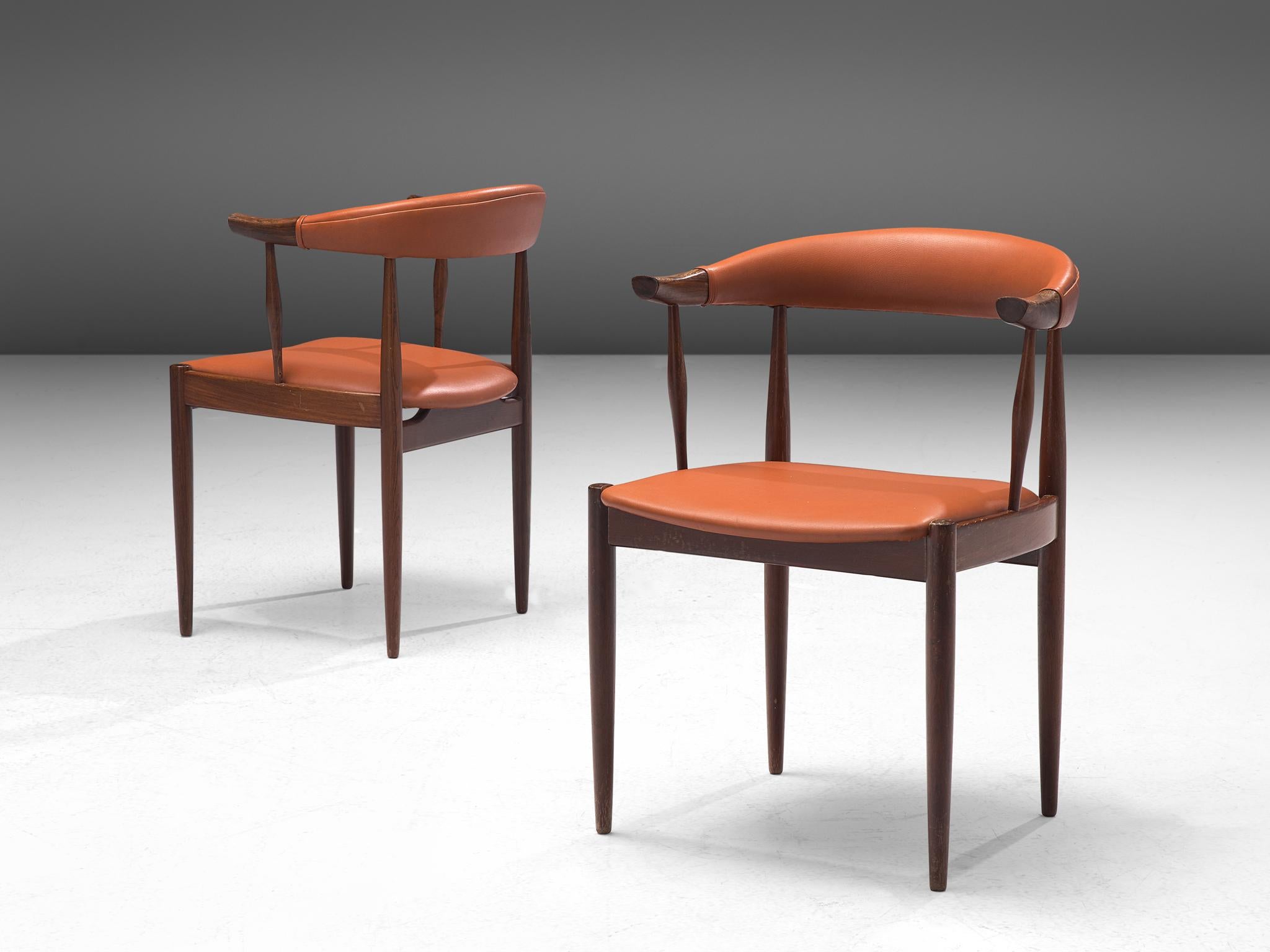 Twelve to Be Reupholstered 'Bull Horn' Chairs by Johannes Andersen 2