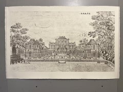 Twelves Etchings Pavilions And Gardens In The Imperial Grounds Of YUANMINGYUAN