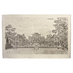 Twelves Etchings Pavilions And Gardens In The Imperial Grounds Of YUANMINGYUAN