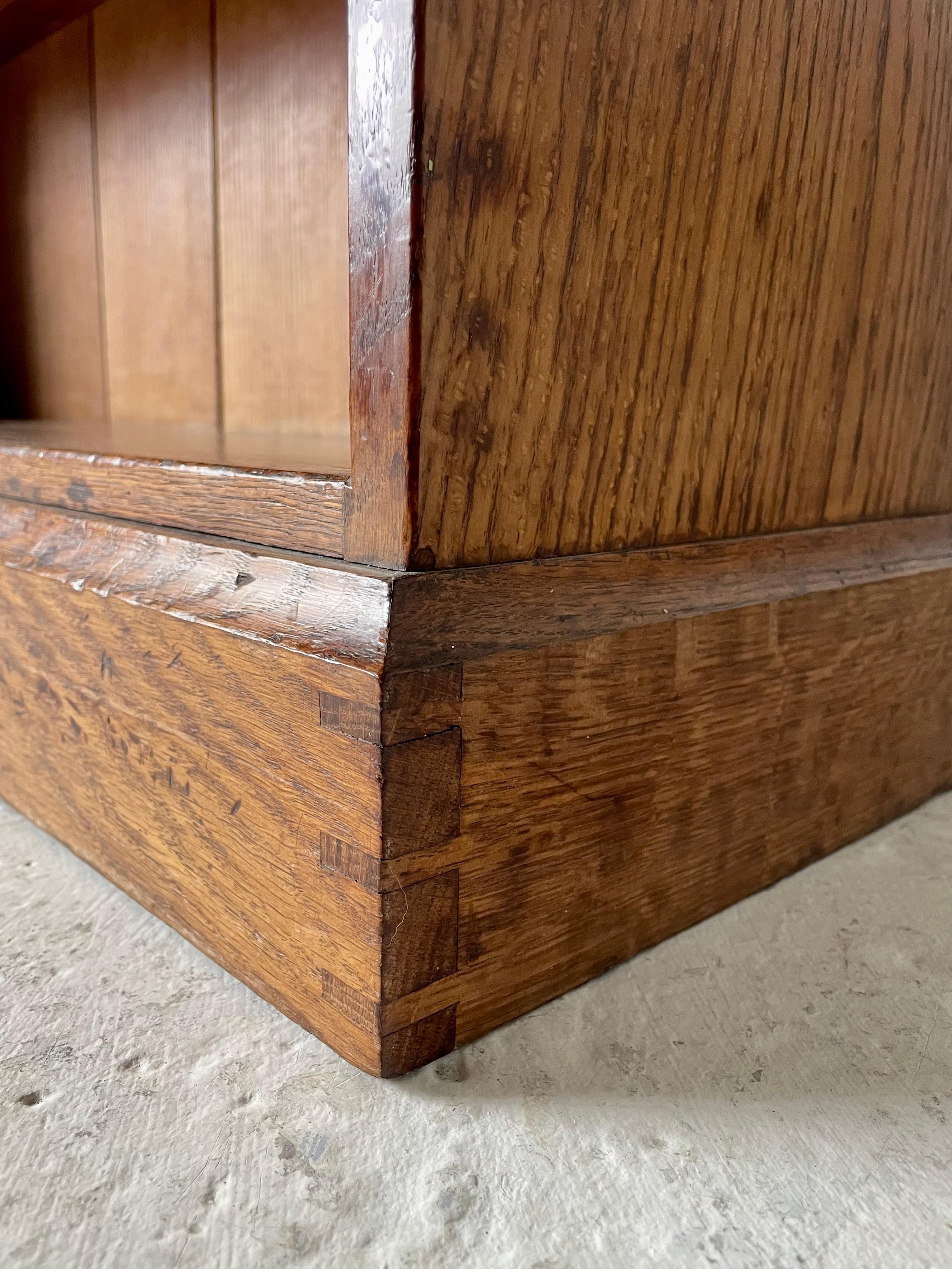 Twenties Gordon Russell Oak Bookcase For Sale 1