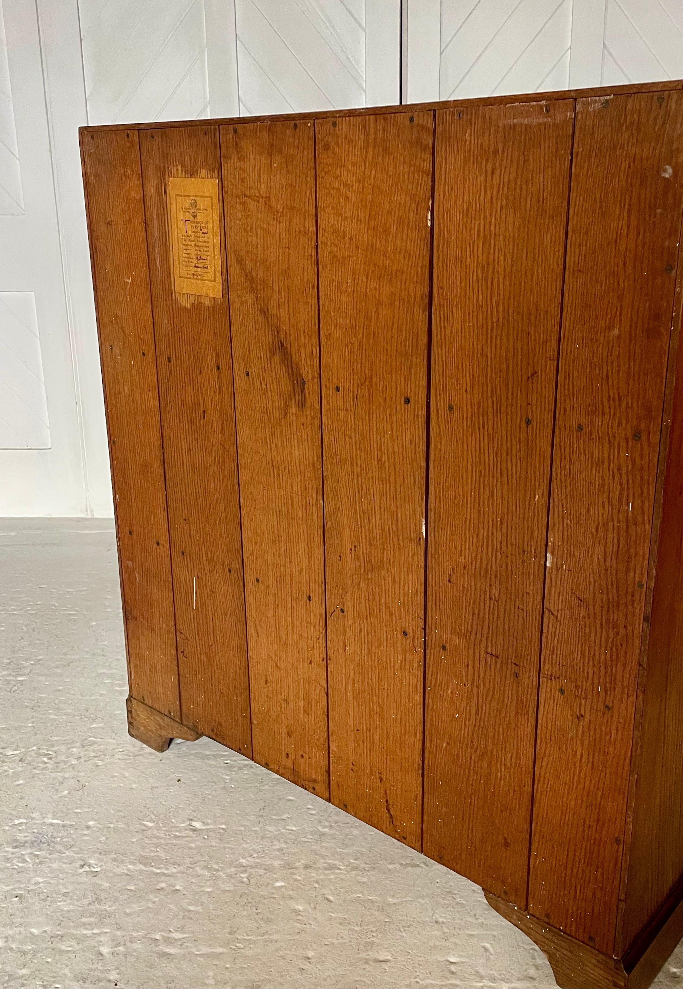 Twenties Gordon Russell Oak Bookcase For Sale 2