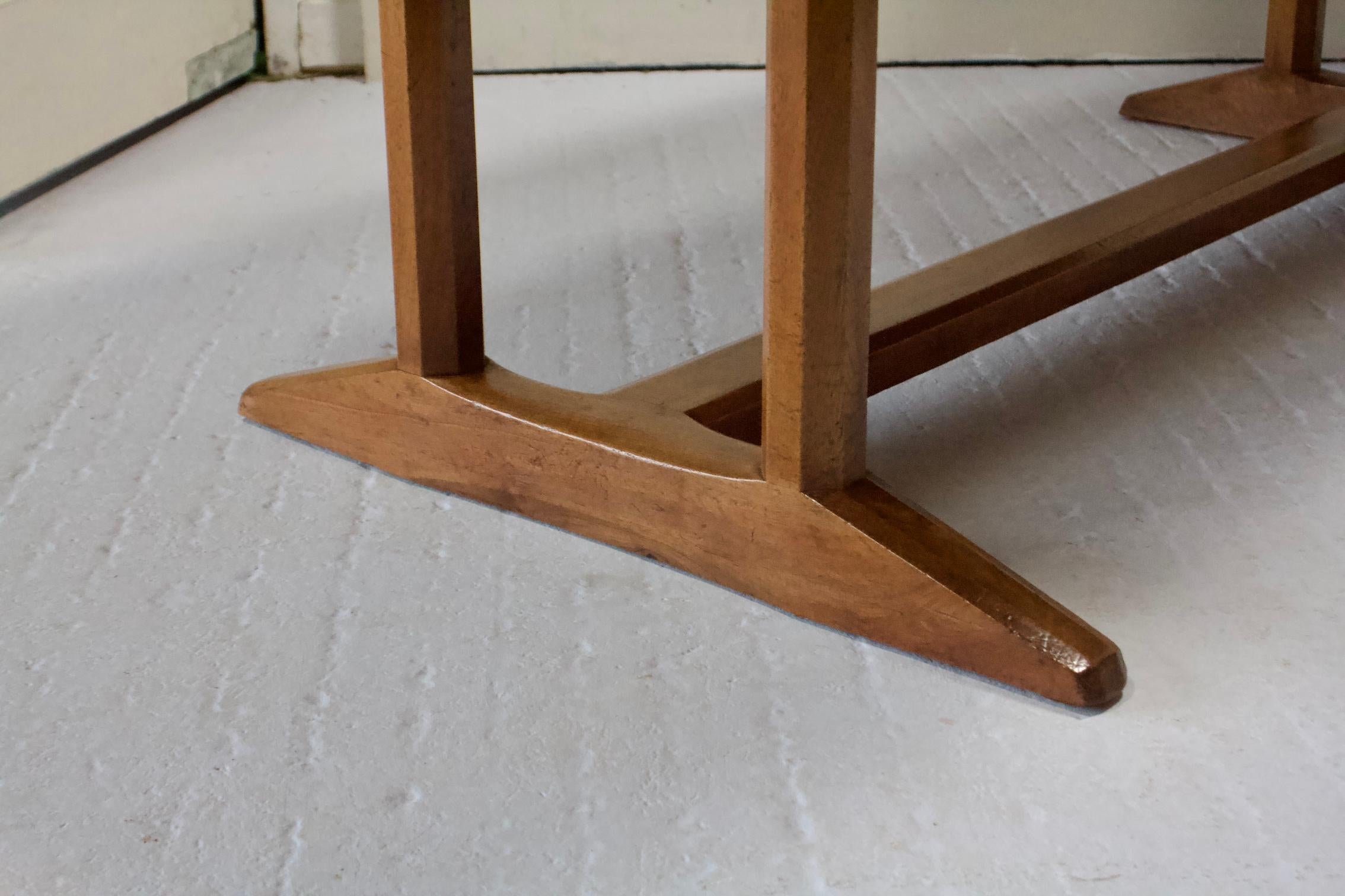 English Twenties Walnut Refectory Table By Gordon Russell