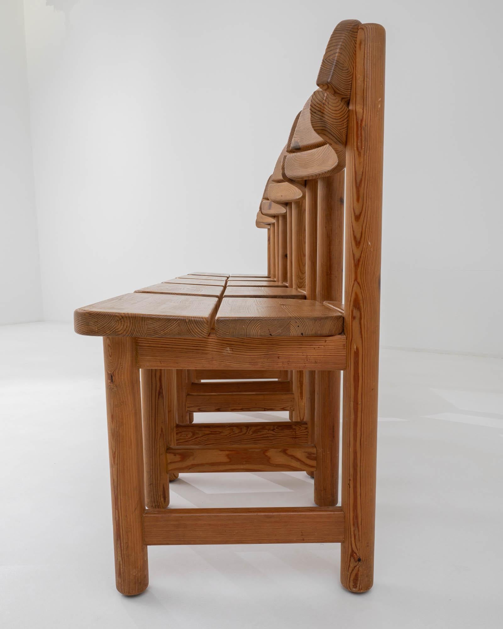 Twentieth Century Danish Wooden Dining Chairs, Set of Five For Sale 8