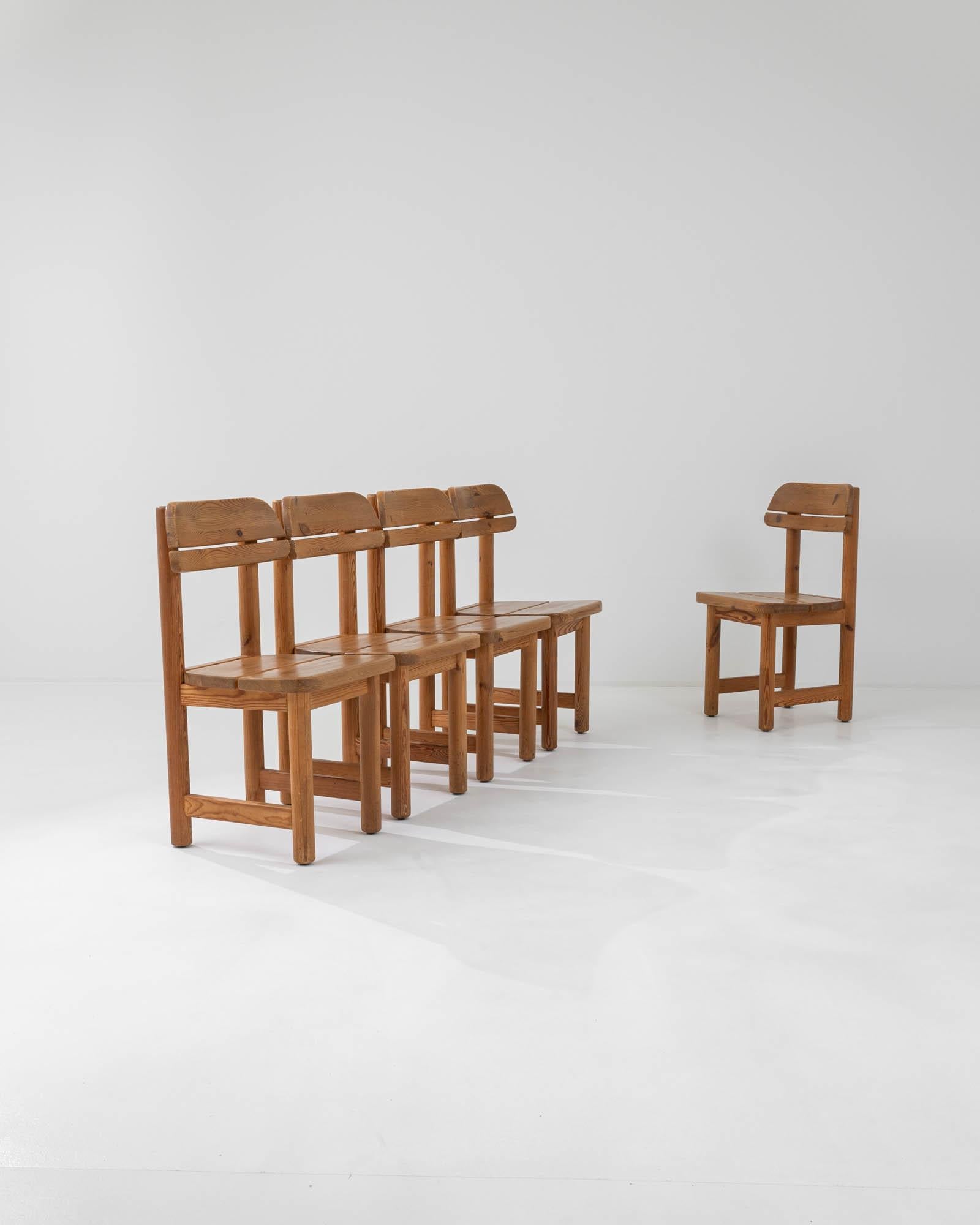 This homespun set of chairs comes in an eclectic styling that resembles minimalism, country, and modernism– nodding to the iconic style of Rainer Daumiller. Yet they hold an organic and no-frills beauty, with modern-inspired curves and simple