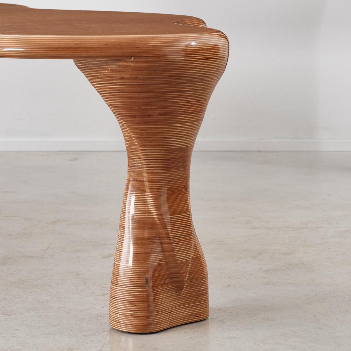 Twentieth Century Freeform Wooden Coffee Table 5