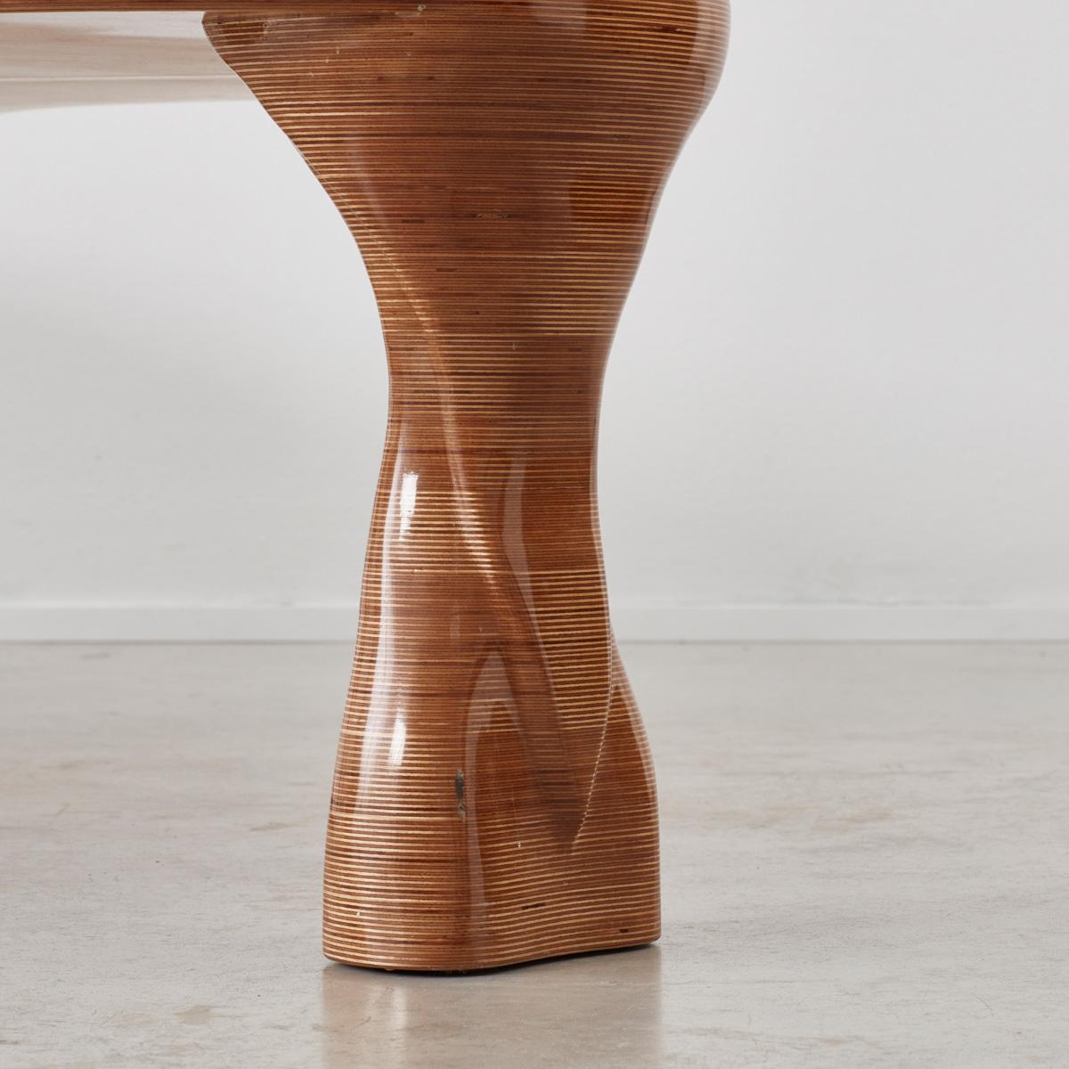 Twentieth Century Freeform Wooden Coffee Table 6