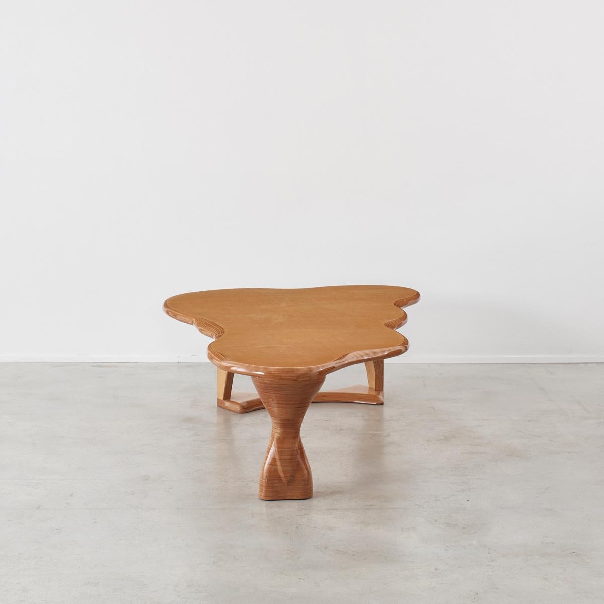 Modern Twentieth Century Freeform Wooden Coffee Table